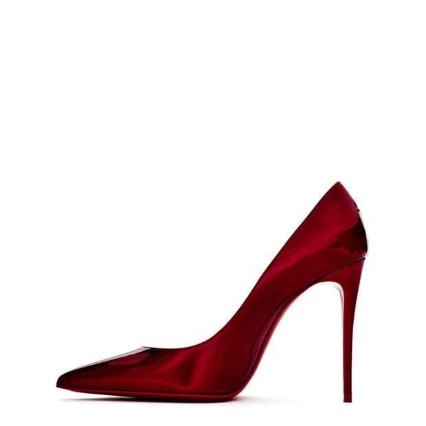 Christian Louboutin Kate 100mm Patent Leather Pumps Size US 10 / IT 40 - 3 Thumbnail