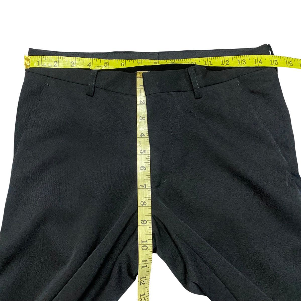 Japanese Brand Lithium Homme Virgin Wool Trousers Slim Low Rise Size US 29 - 16 Thumbnail