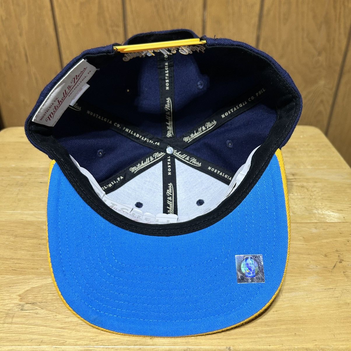 Mitchell & Ness Golden State Warriors Snapback Hat Cap NBA Mitchell & Ness Size ONE SIZE - 6 Thumbnail