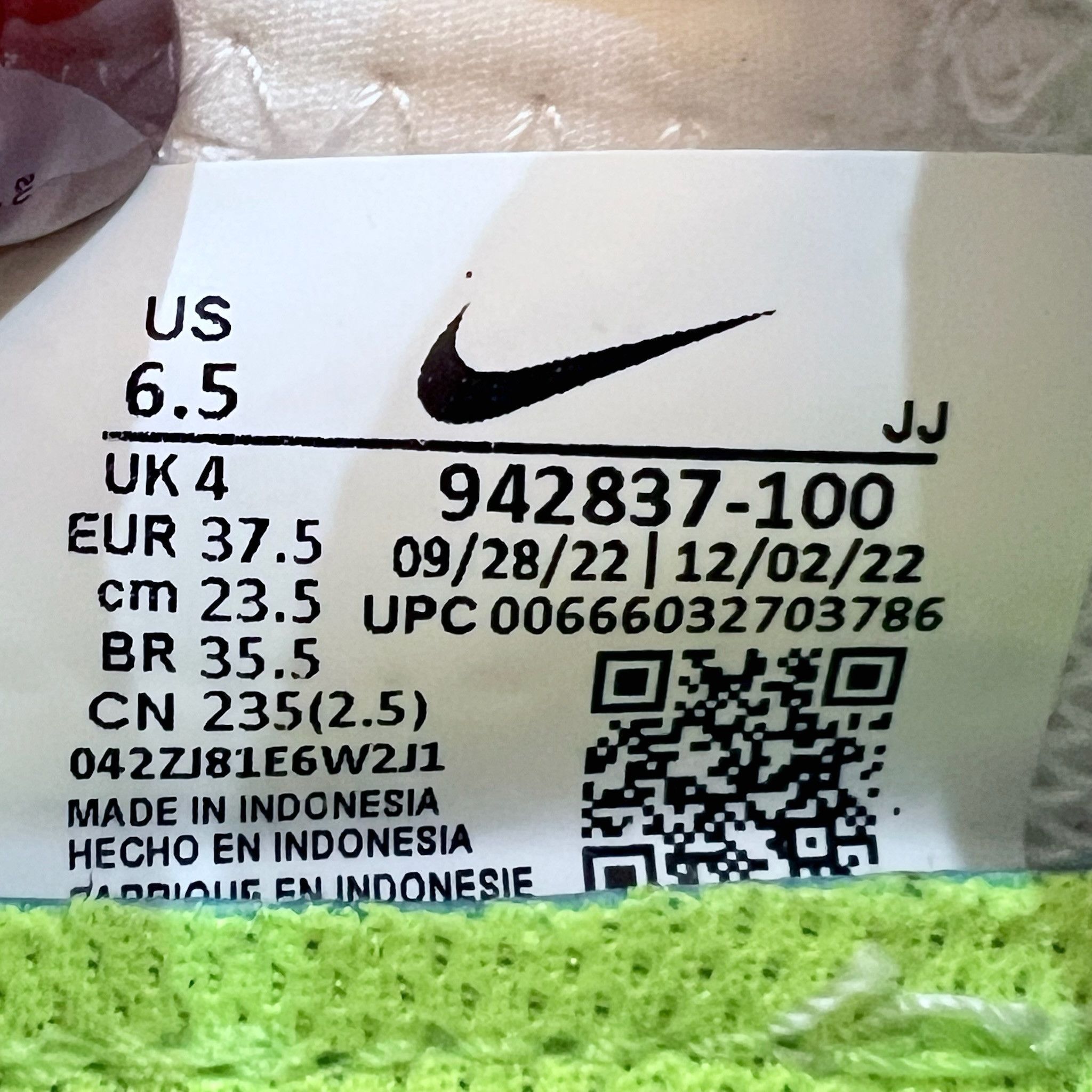 Nike Nike Free RN 2018 Women's Running Shoes White Size US 6.5 / IT 36.5 - 8 Thumbnail