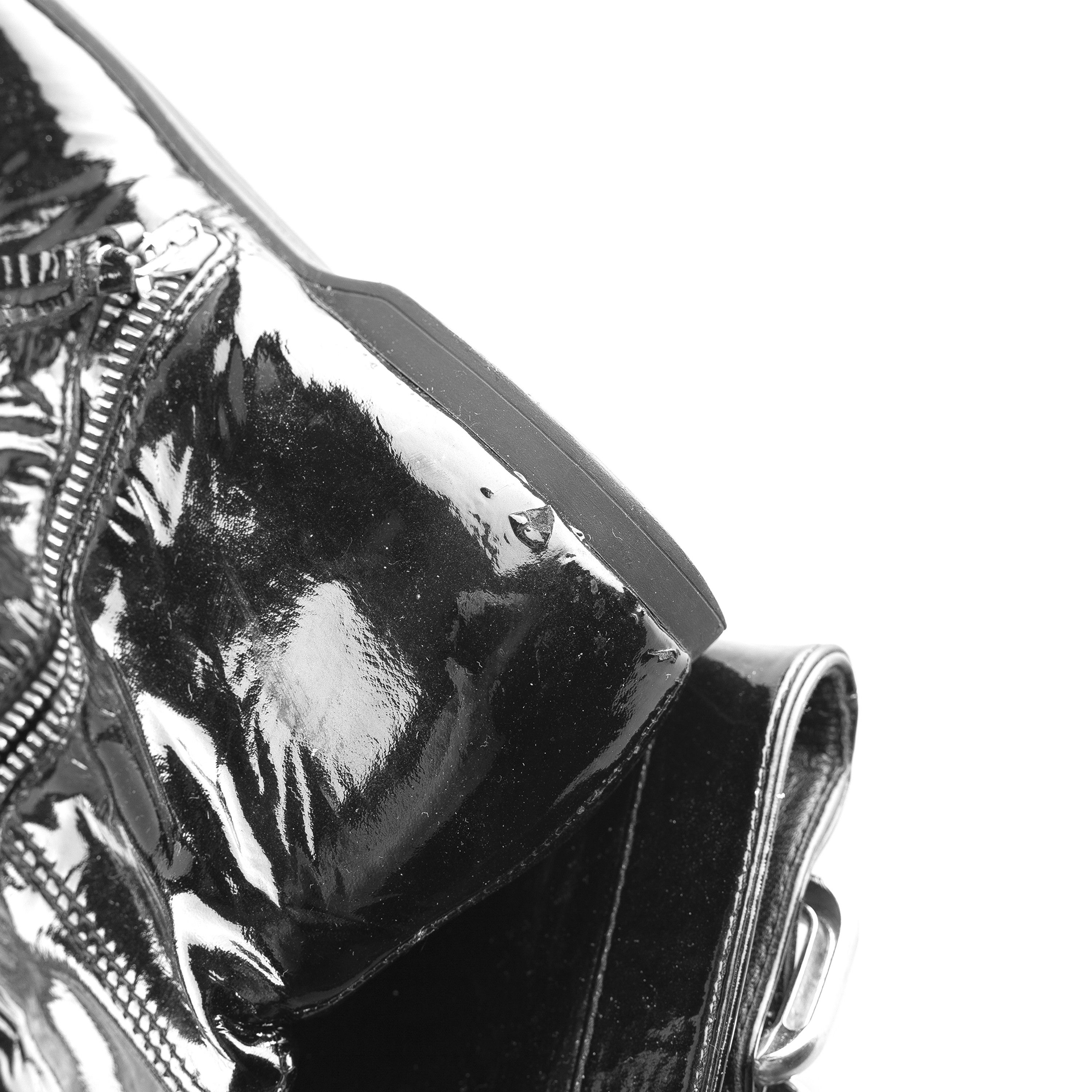 Miu Miu Miu Miu Black Patent Leather Vintage Buckle Boots (37 EU) Size US 6 / IT 36 - 11 Thumbnail