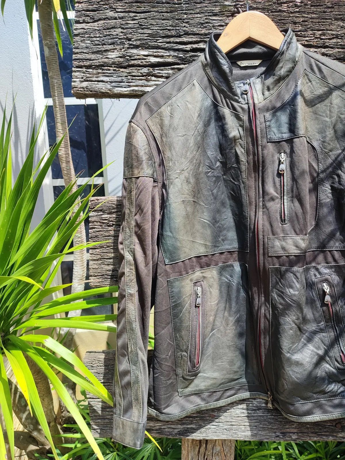 Japanese Brand Vintage 90s Santa Fe Japan Faux Leather Jacket Size US L / EU 52-54 / 3 - 3 Thumbnail
