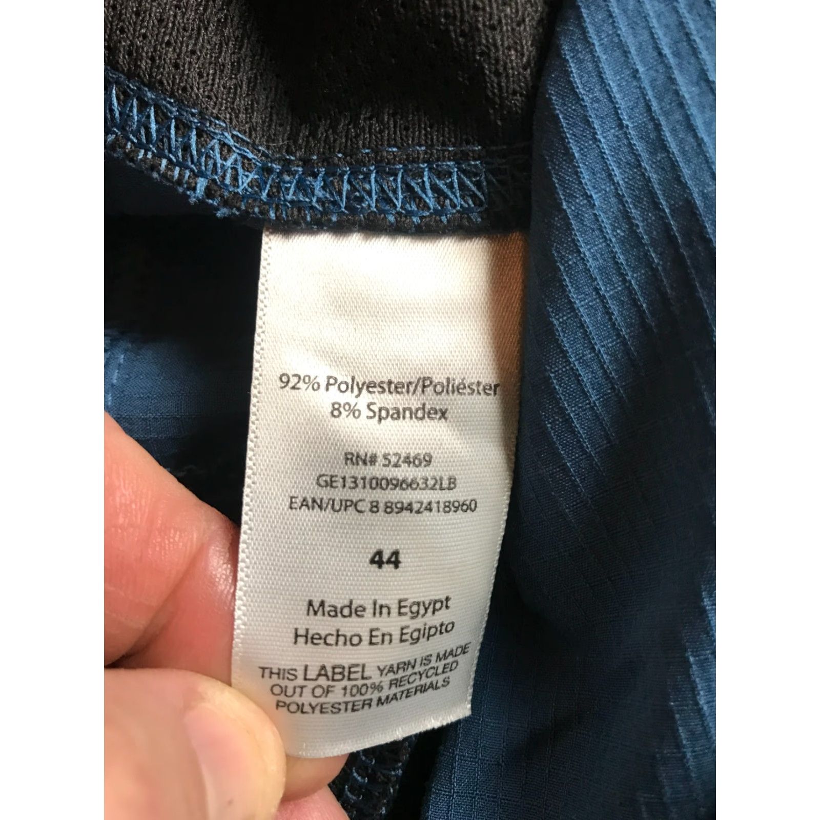 George George Shorts Men 44 Blue Golf/Hiking Flat Front Chino Casual Regular Size 44 Men’s Blue 90s? Size US 44 / EU 60 - 6 Thumbnail