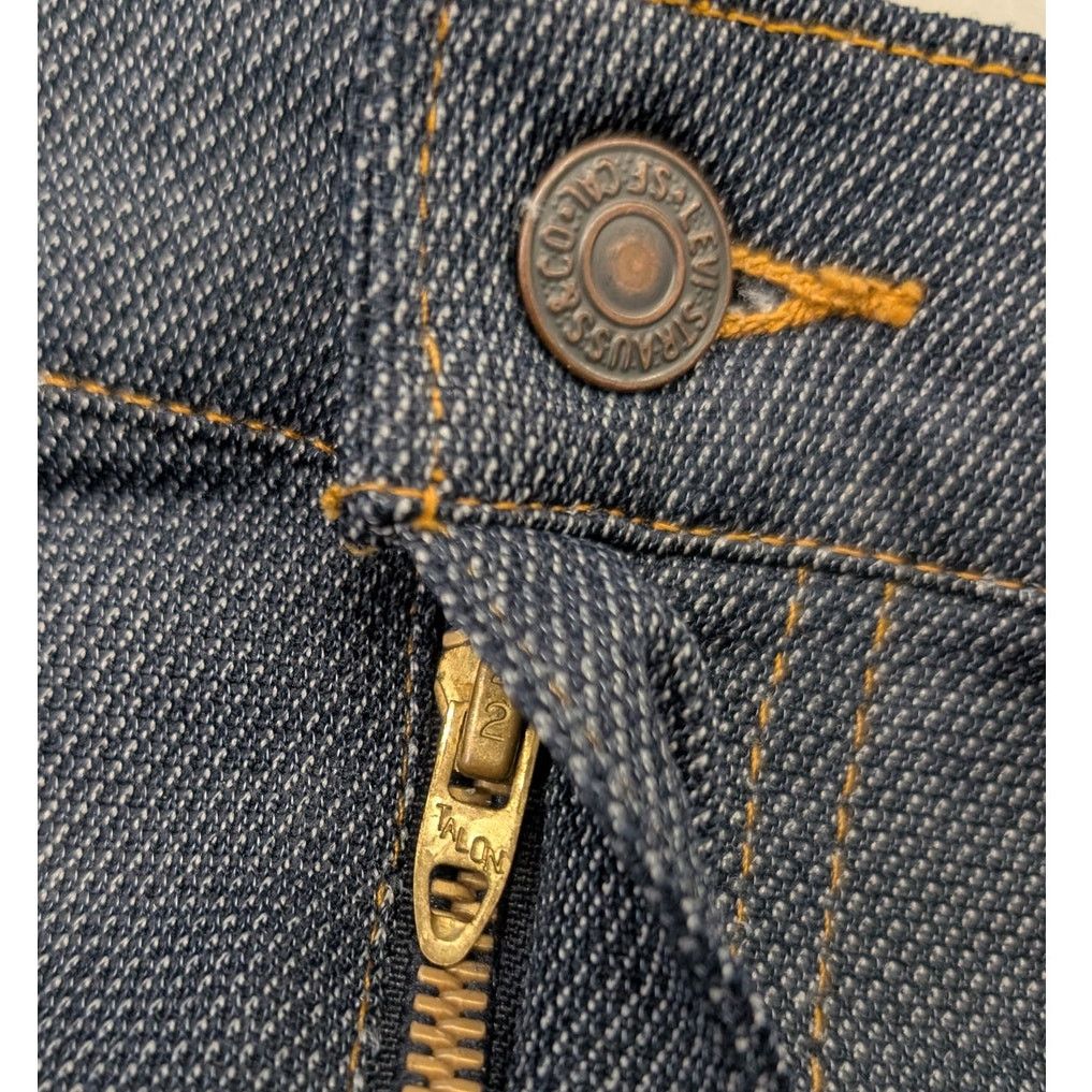 Levi's × Vintage Vintage 70s Levis 520 Orange Tab Talon Zipper pleated pants Size US 40 / EU 56 - 6 Thumbnail