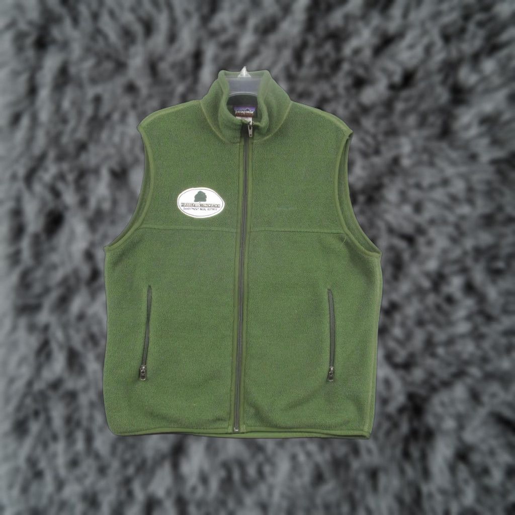 Patagonia Patagonia Synchilla Vest Mens Medium Green Full Zip Pockets Logo 25182F6 Size US M / EU 48-50 / 2 - 1 Thumbnail