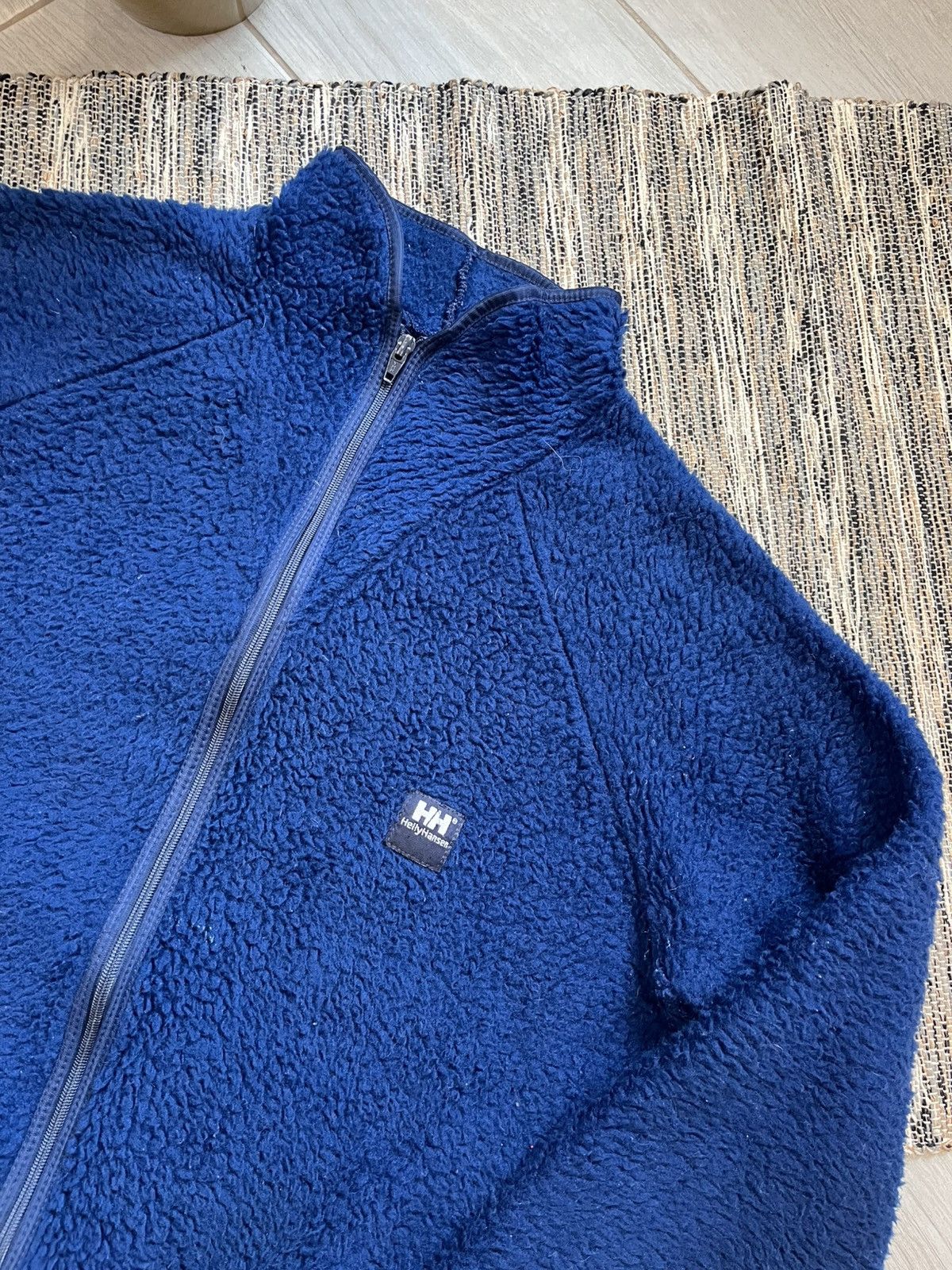 Helly Hansen × Vintage Vintage Helly Hansen Fleese Zip Jacket Teddy Sweatshirt Size US M / EU 48-50 / 2 - 6 Thumbnail
