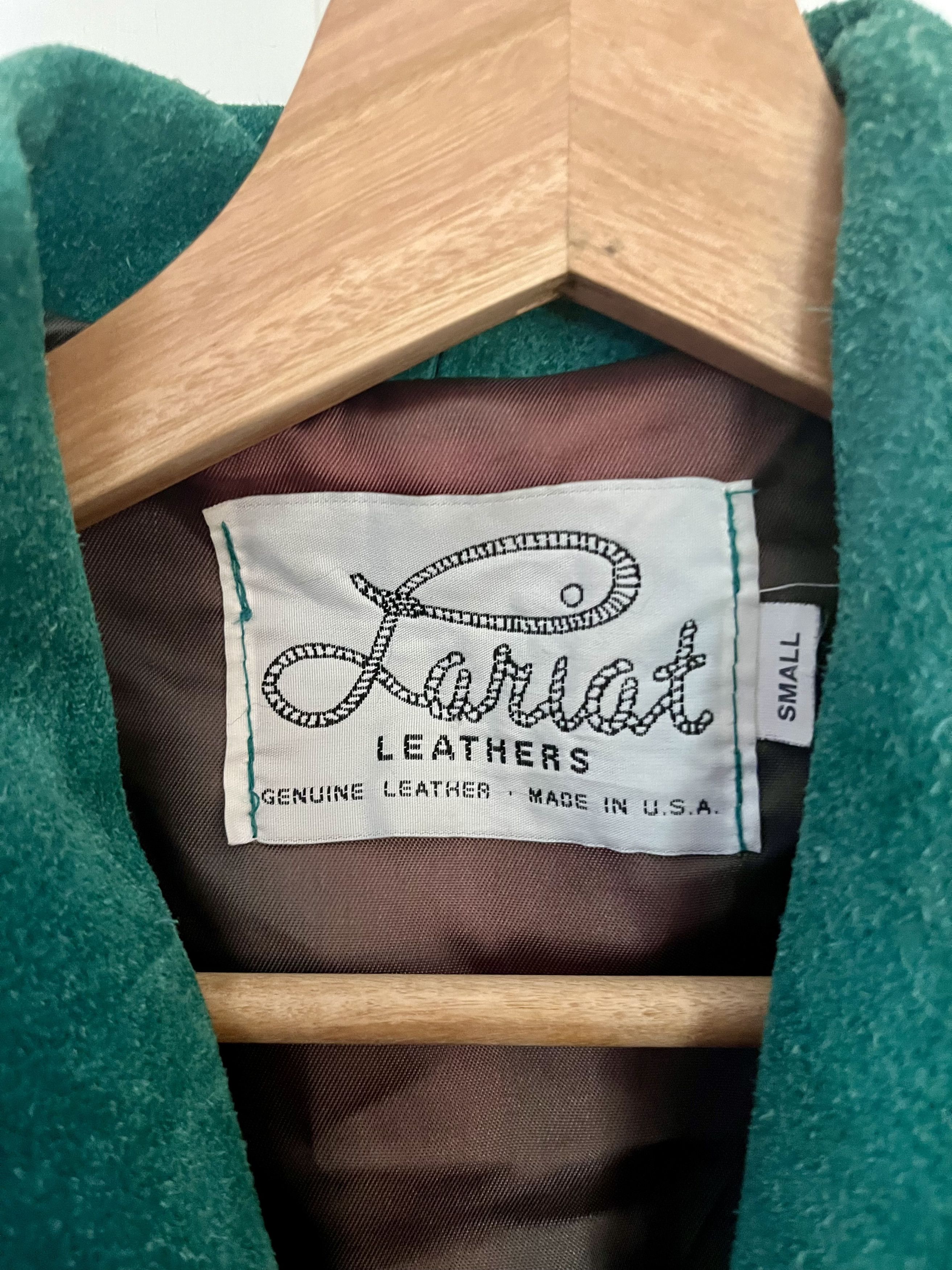 Vintage Lariat Leather, USA-made fringed leather jacket Size S / US 4 / IT 40 - 4 Thumbnail