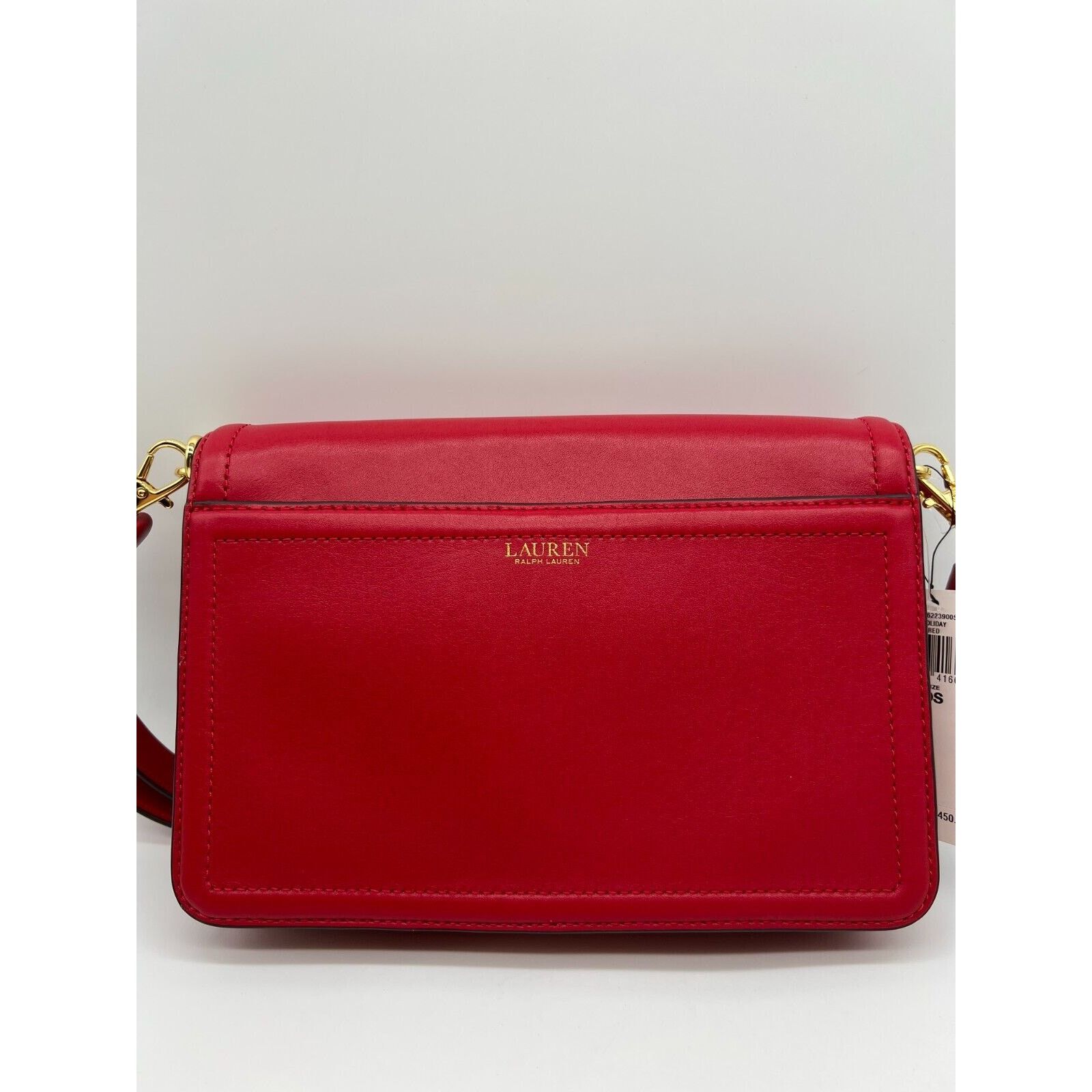 Lauren Ralph Lauren Lauren Ralph Lauren Holiday Red Leather Women Shoulder Bag Size ONE SIZE - 9 Thumbnail