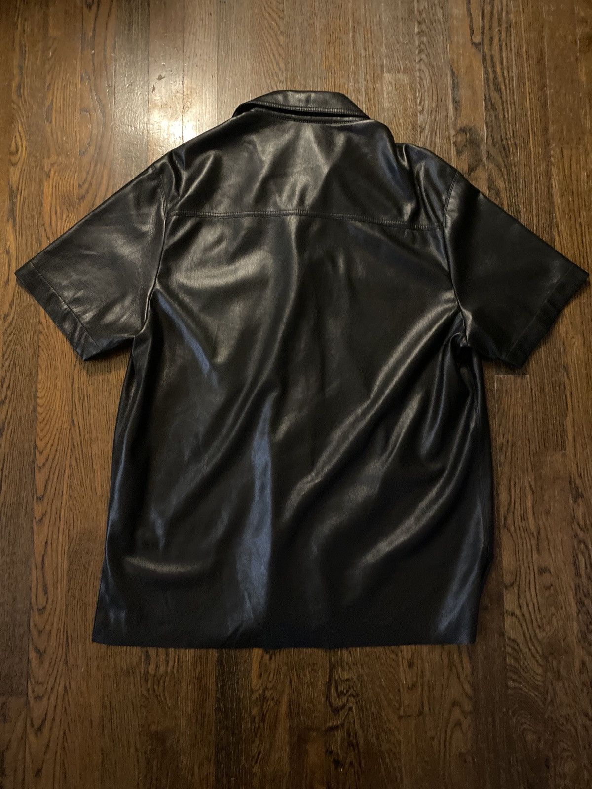 Nanushka Nanushka Camp faux-leather shirt Size Medium Size US M / EU 48-50 / 2 - 8 Thumbnail