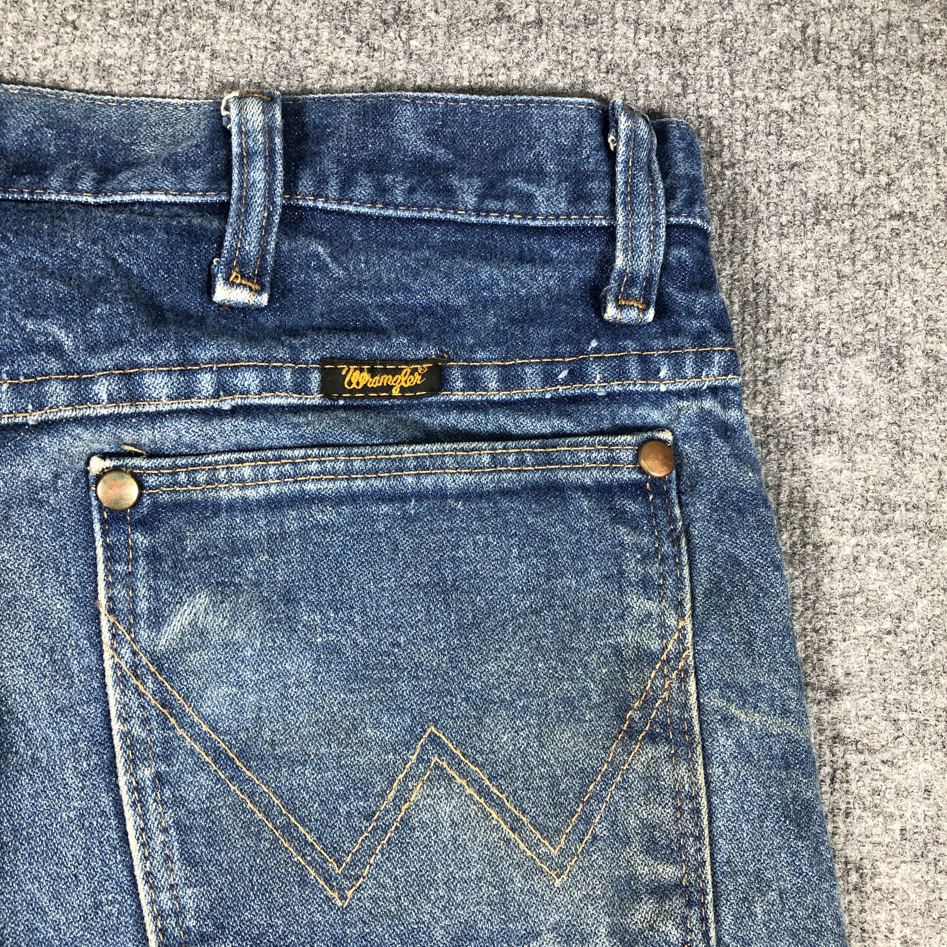 Vintage × Wrangler Vintage Wrangler Light Blue Wash Jeans L718 Size US 33 - 6 Thumbnail