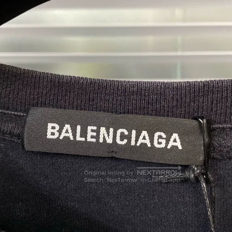Balenciaga Balenciaga Short-sleeve T-shirt with rainbow double B whea Size US S / EU 44-46 / 1 - 7 Thumbnail