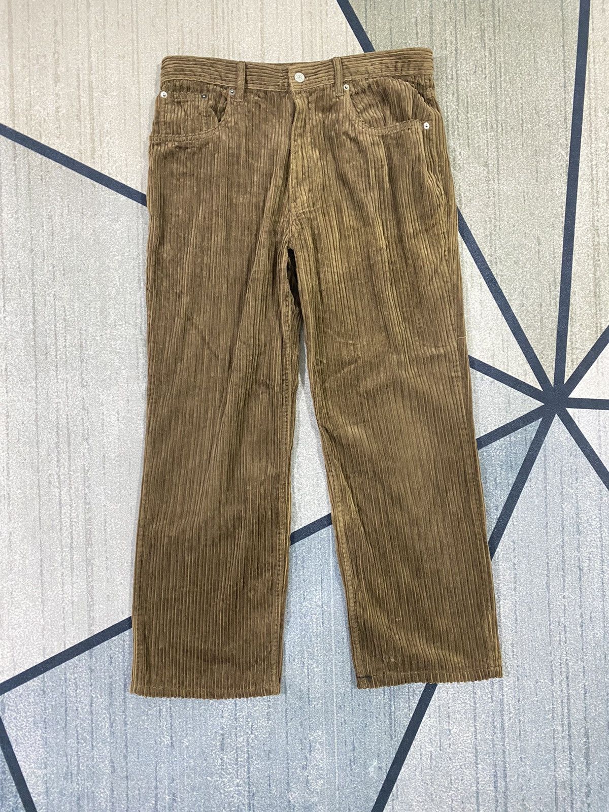 Carhartt × Vintage Carhartt Lot 0895-68 W89 Velor Style Ribbed Conduroy style Size 34" / US 12 / IT 48 - 1 Thumbnail