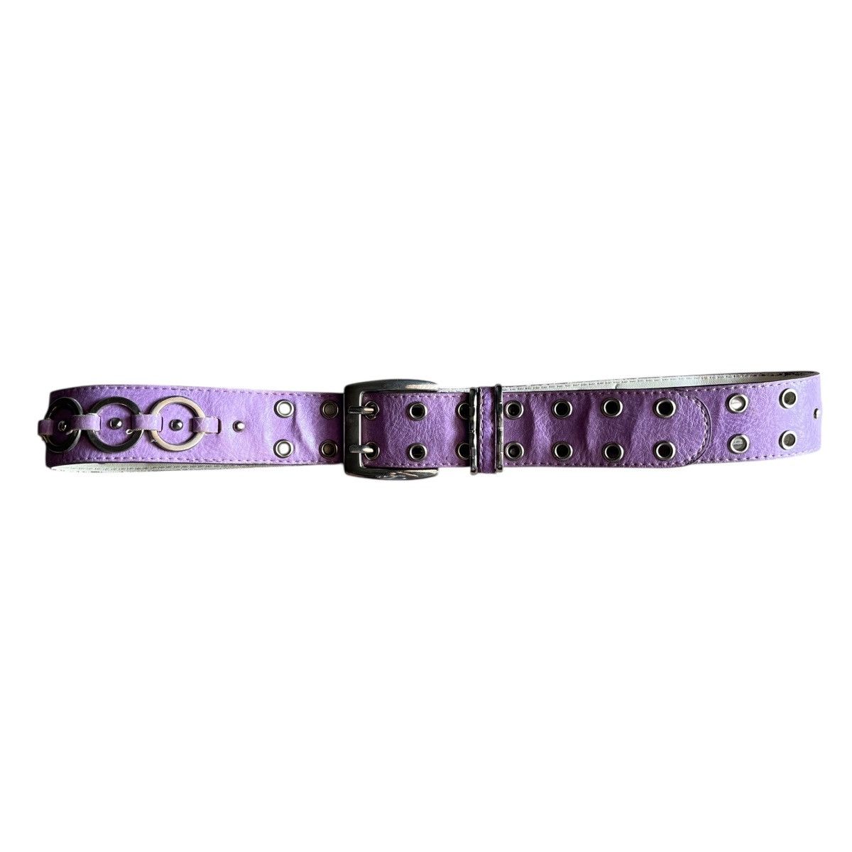 Japanese Brand Japanese Double Grommet Ring Studded Belt Size 30 - 7 Thumbnail