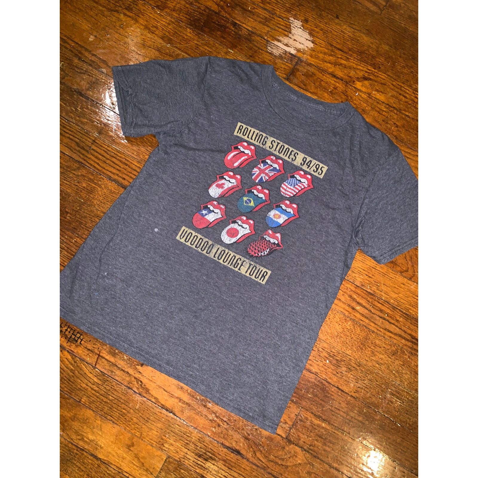 The Rolling Stones Rolling Stones Voodoo Lounge Tour T Shirt Womens Large Gray Size L / US 10 / IT 46 - 3 Thumbnail