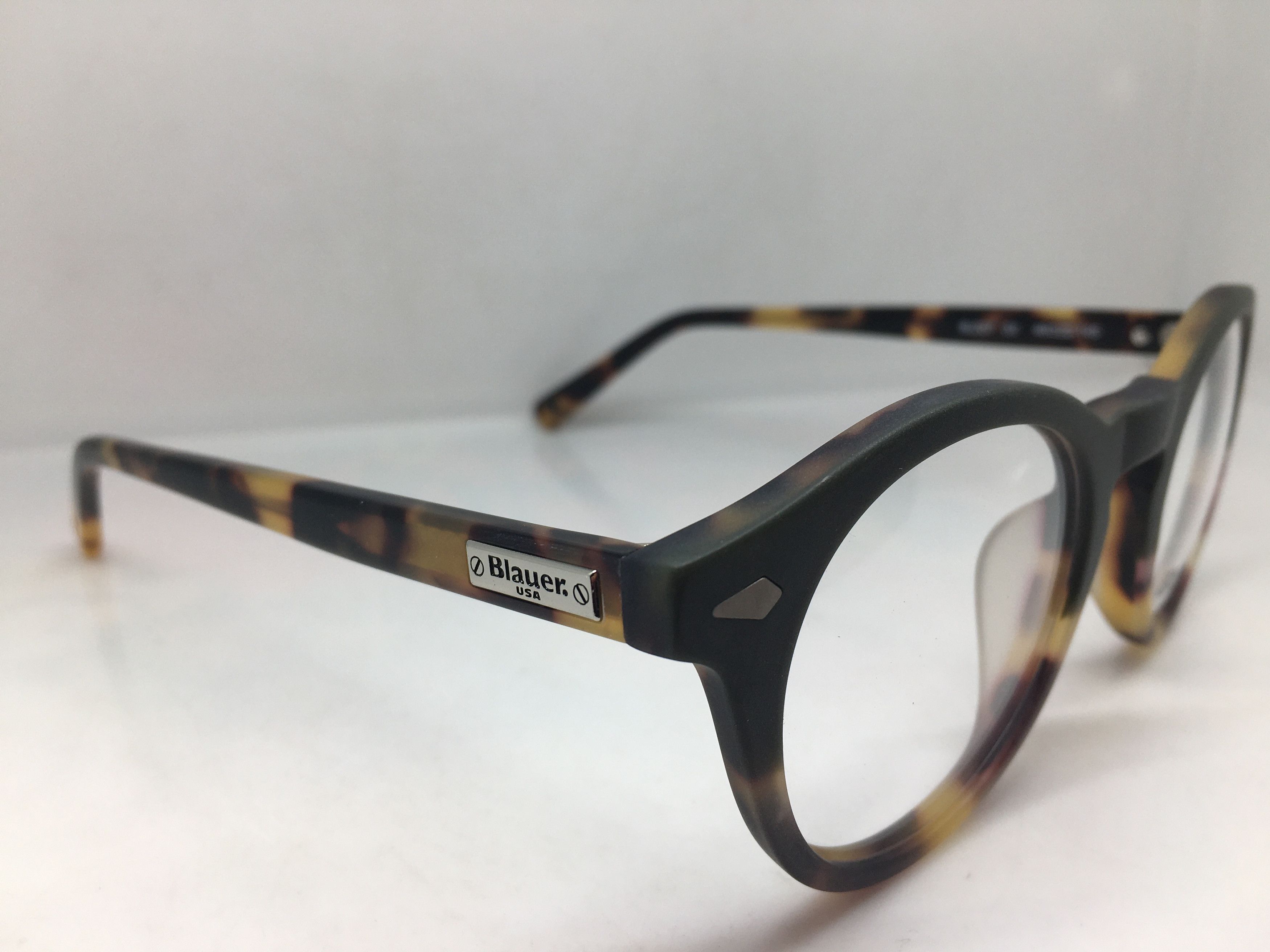 Other Blauer Matte Tortoise PREPPY Keyhole Eyeglasses Frame Size ONE SIZE - 2 Thumbnail