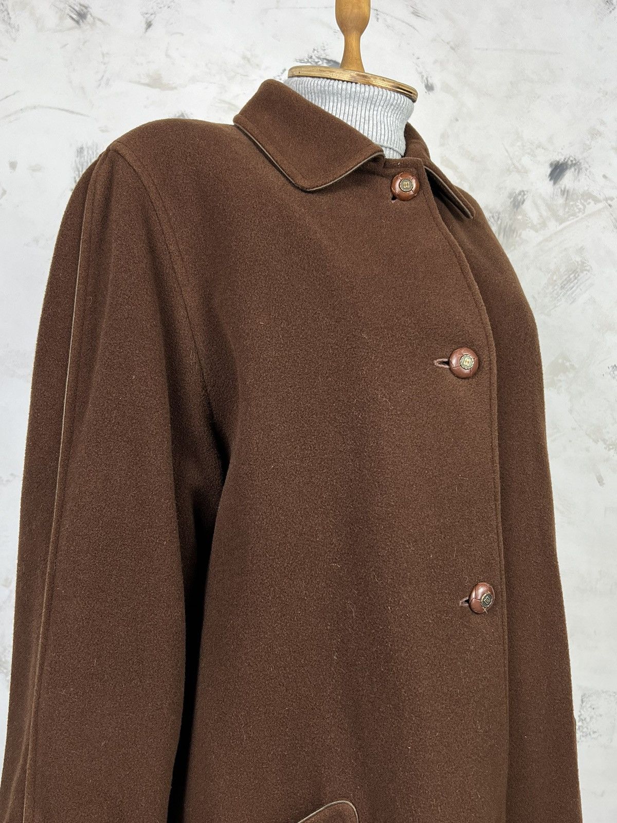DAKS Vintage DAKS Wool Coat Size L - XL 14 Size L / US 10 / IT 46 - 4 Thumbnail