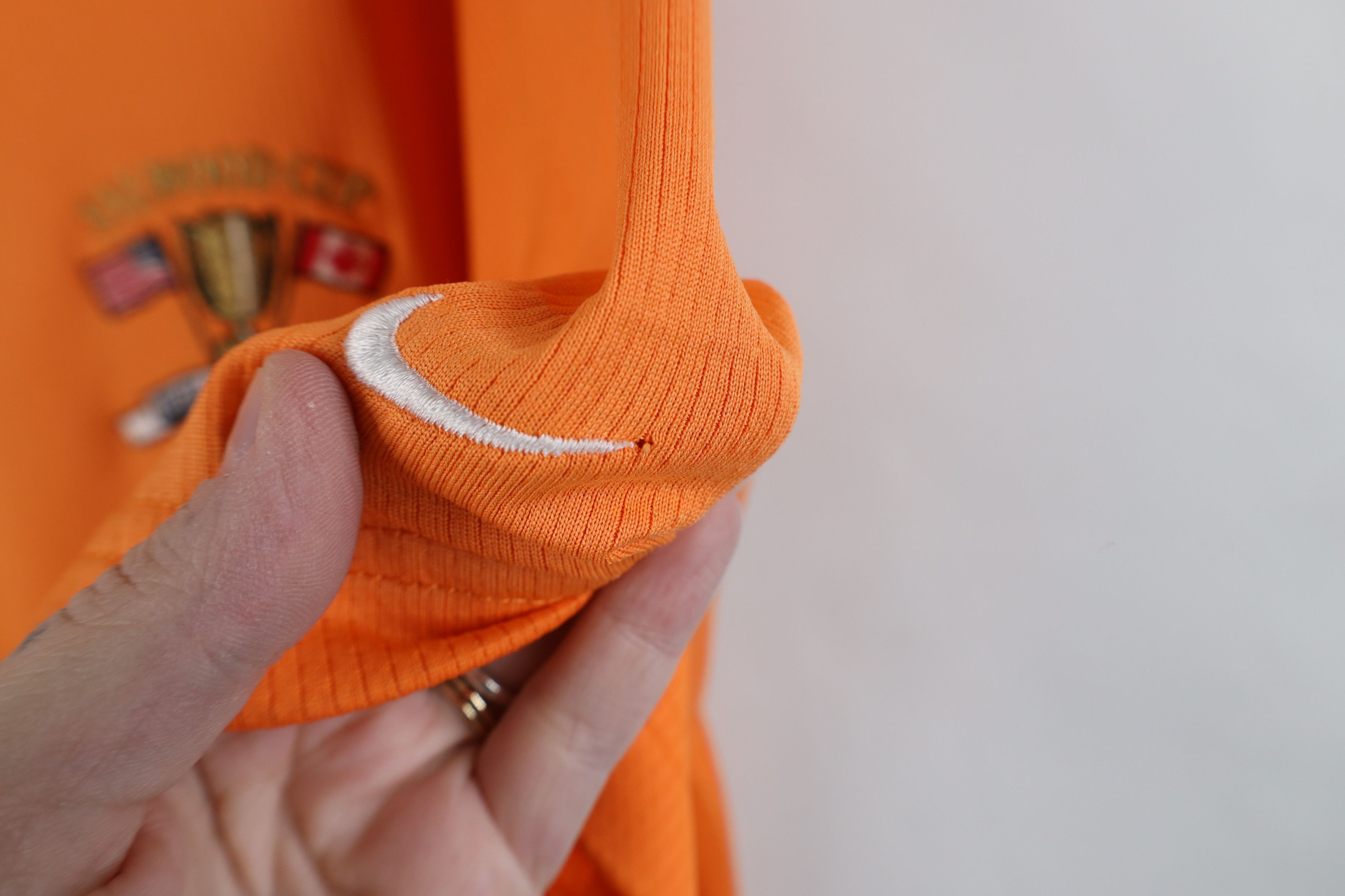 Nike Vintage Nike Golf Highland Knit Golf Polo Shirt Orange Size US L / EU 52-54 / 3 - 5 Thumbnail
