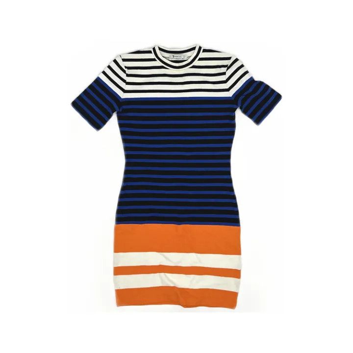 Alexander Wang Alexander Wang Striped Bodycon Dress 0079 Size S / US 4 / IT 40 - 1 Thumbnail