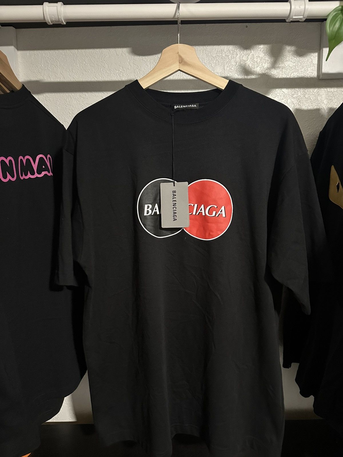 Balenciaga Balenciaga Mastercard Oversized Tee Size US L / EU 52-54 / 3 - 1 Thumbnail