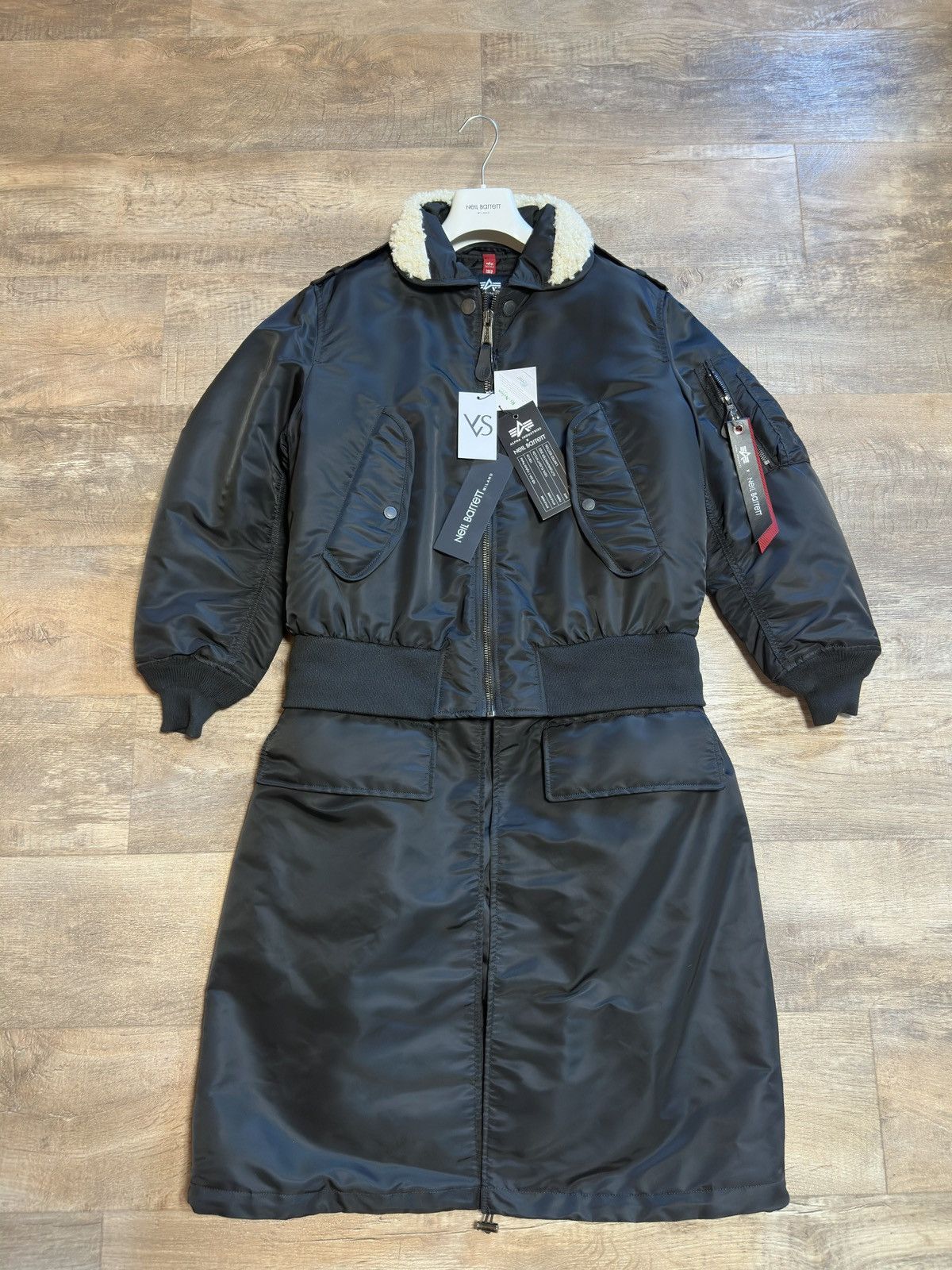 Neil Barrett x Alpha AW22 MA-1 Bomber Coat