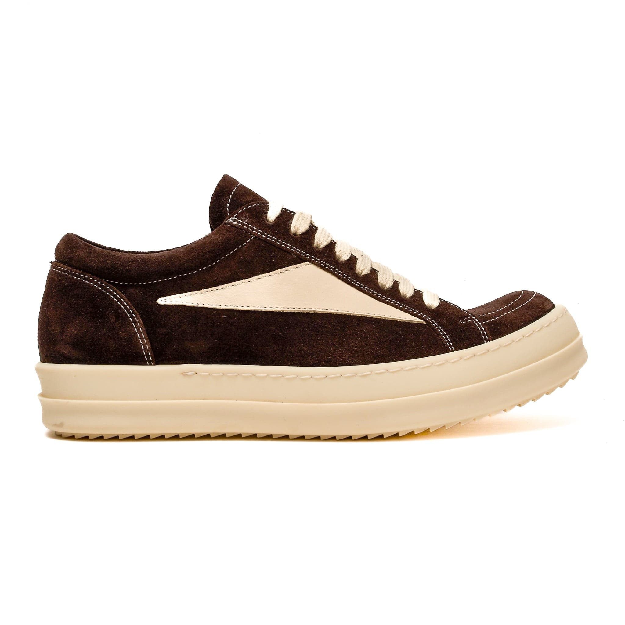 Rick Owens Hollywood Vintage Sneaker Low Mahogany Milk Size US 6 / IT 36 - 1 Thumbnail