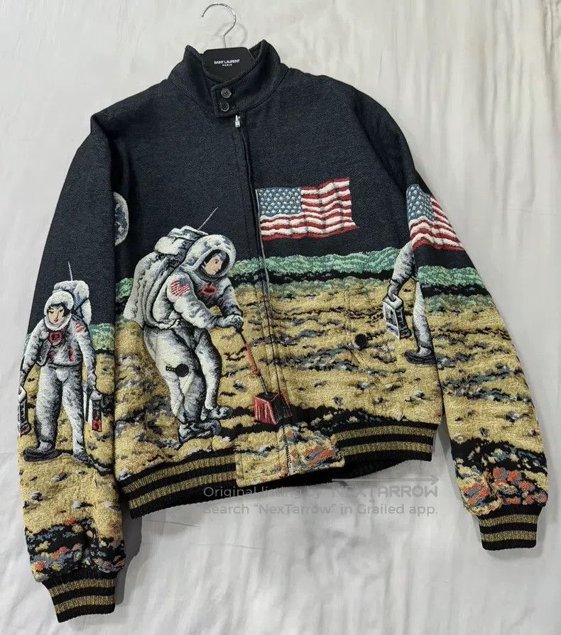 Saint Laurent Paris Saint Laurent Paris Astronaut Moon Landing Jacket Size US M / EU 48-50 / 2 - 1 Thumbnail