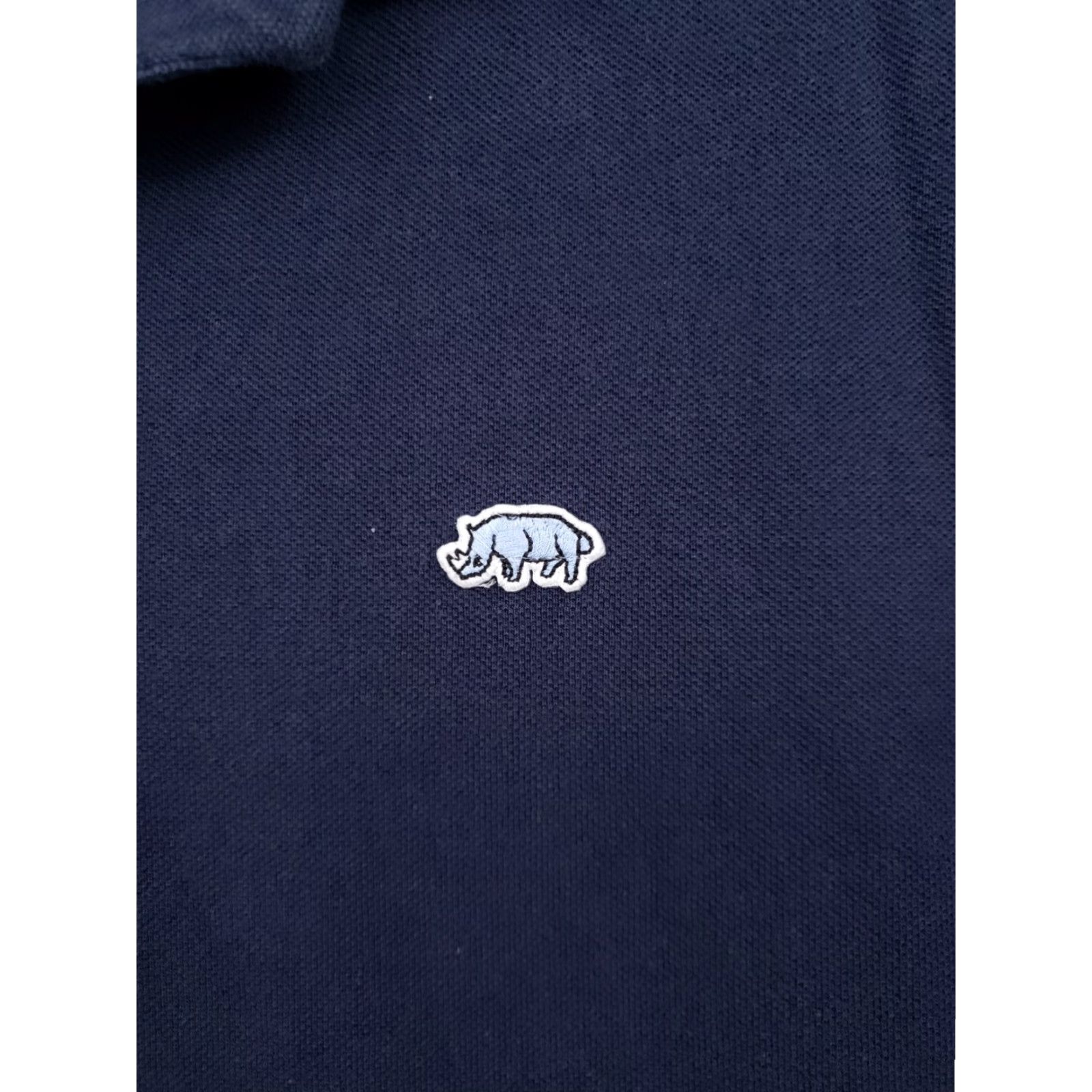 Vintage Marc Ecko Polo Shirt Mens L Blue Rhino Logo Short Sleeve Casual Cotton Size US L / EU 52-54 / 3 - 6 Thumbnail