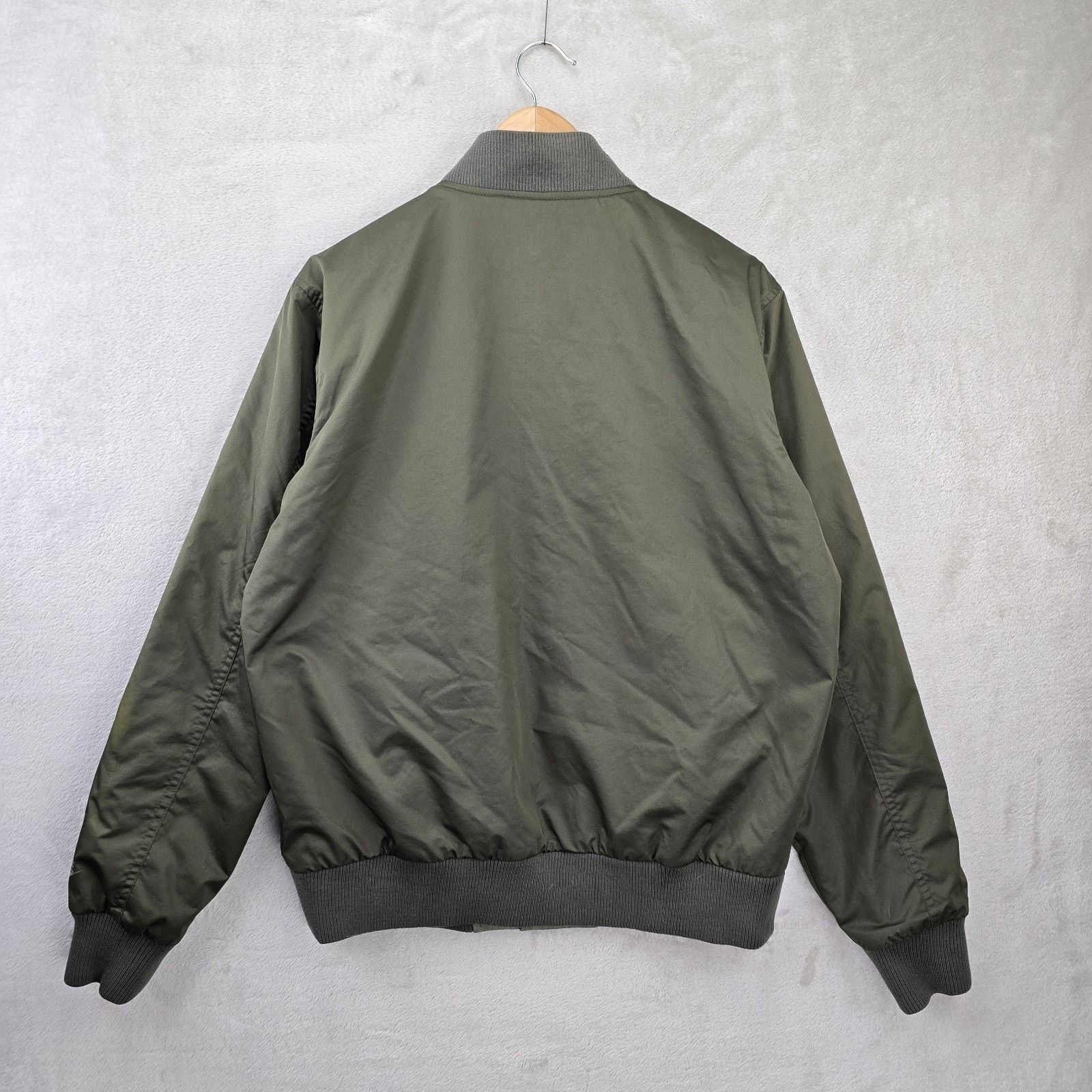 Nike Vtg Nike Reversible Bomber Jacket Mens Medium Y2K Gray Tag Size US M / EU 48-50 / 2 - 6 Thumbnail