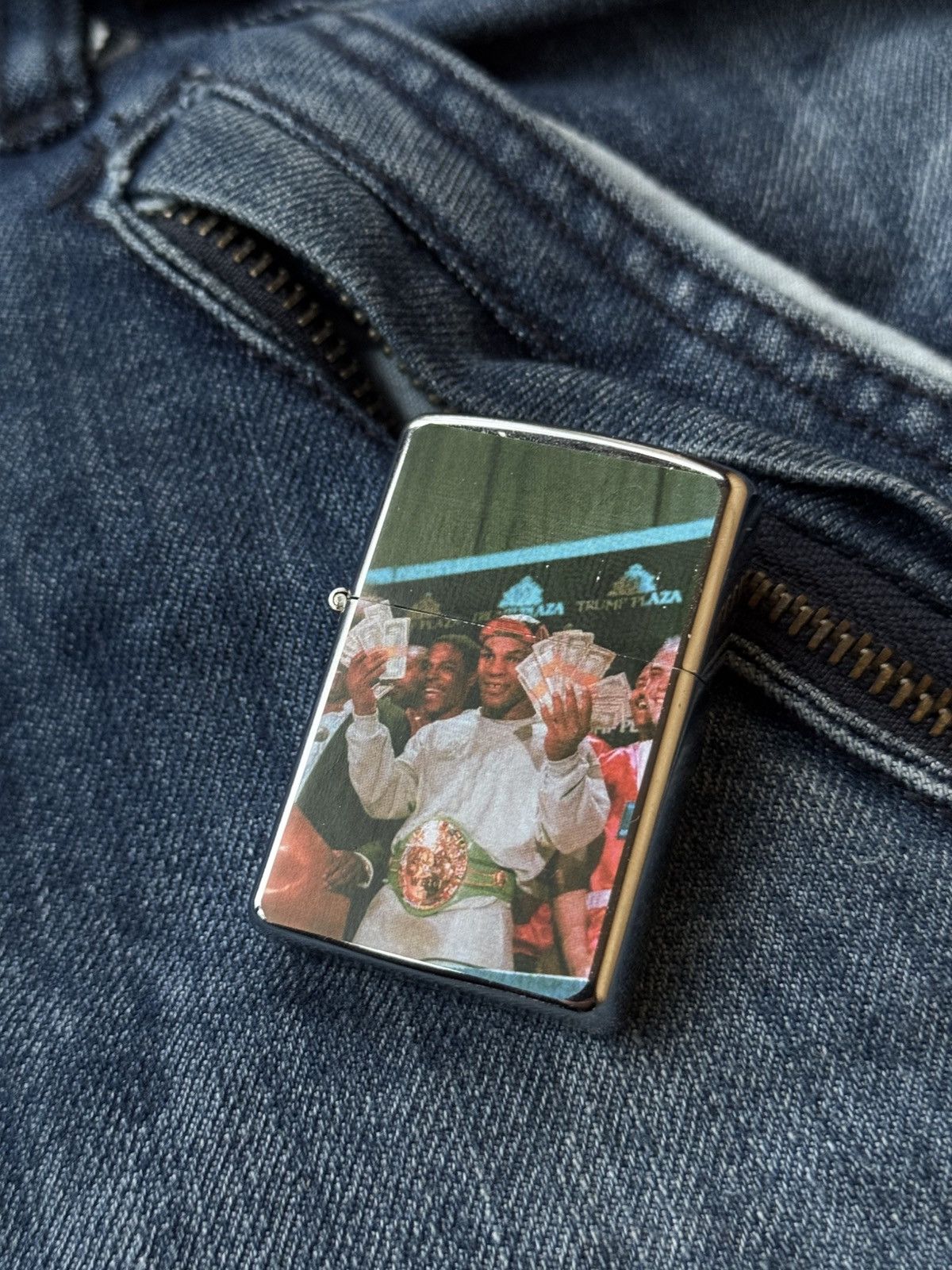 Vintage Mike Tyson two sided Cigar Lighter, WORK, vintage Box Size ONE SIZE - 1 Thumbnail