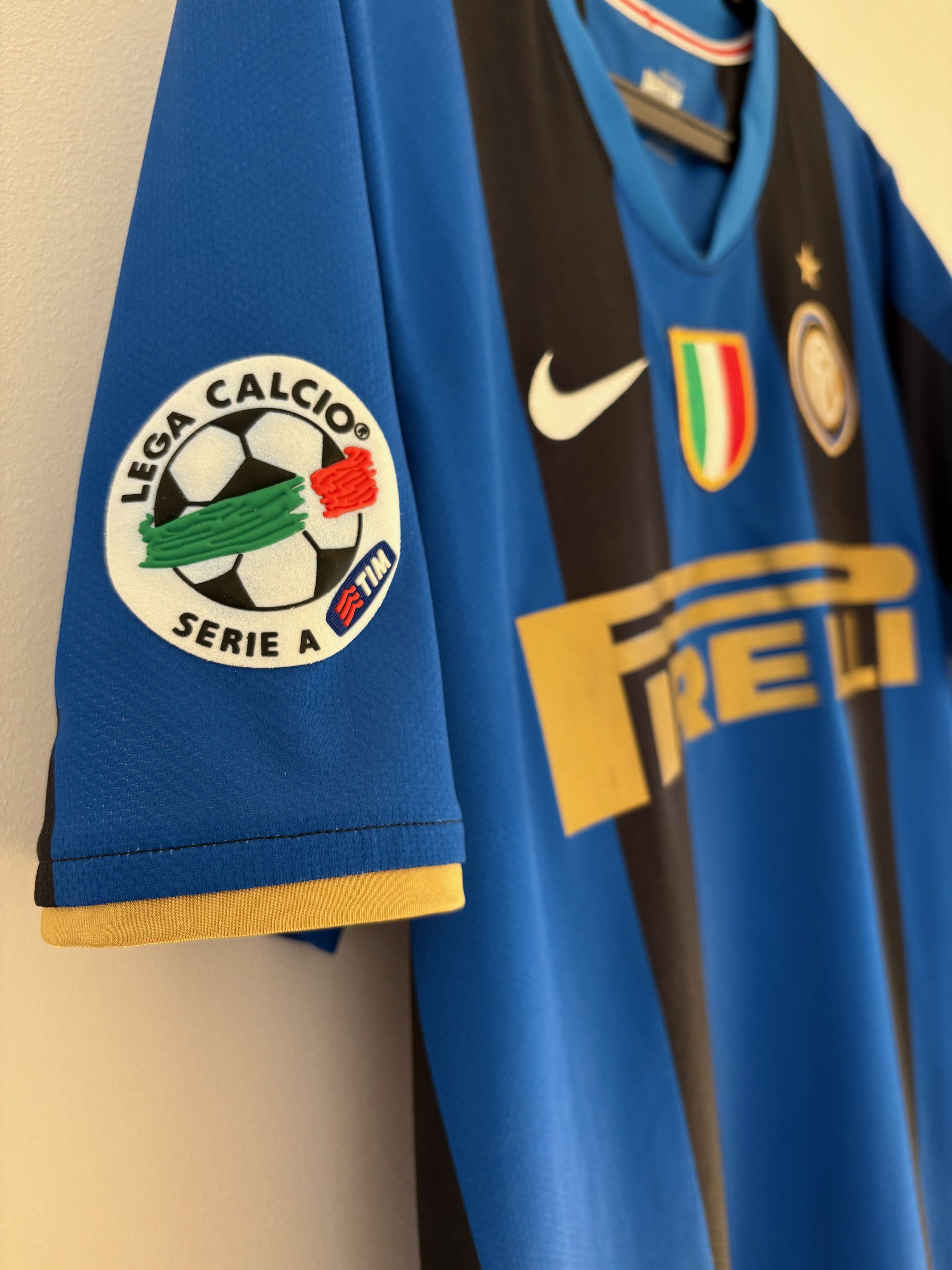 Nike Inter Milan 2008/09 Home Jersey - Figo #7 - Nike Fit Size US M / EU 48-50 / 2 - 5 Thumbnail