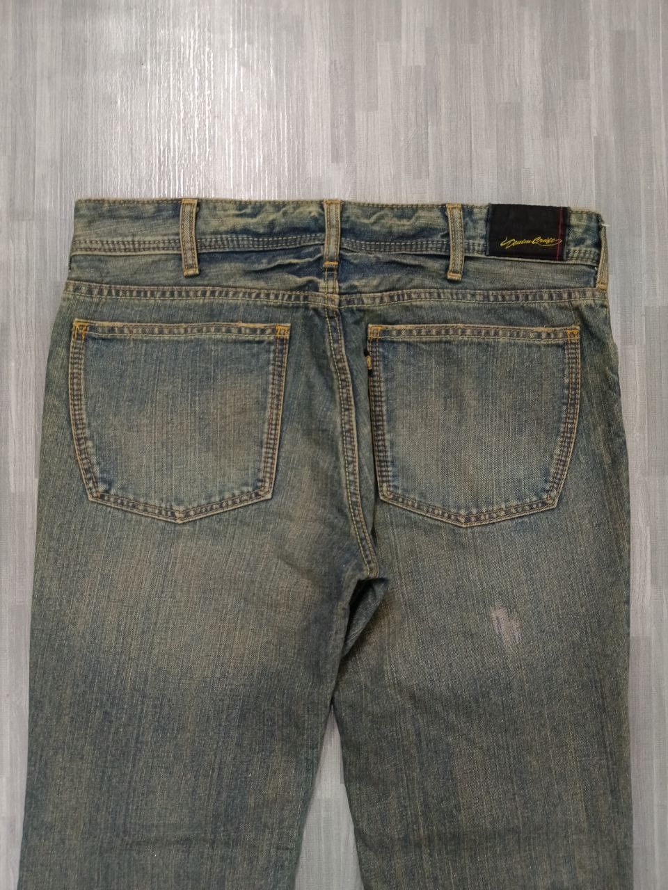 Japanese Brand FLARE RUSTY DENIM CRAFT PANTS Size US 32 / EU 48 - 6 Thumbnail