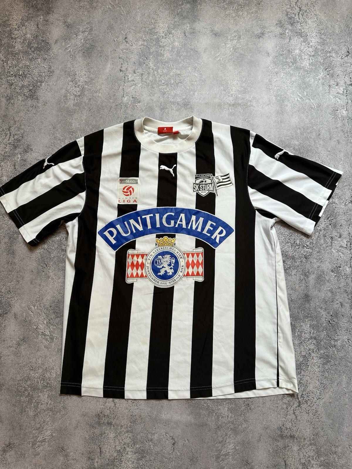 Puma SK Sturm Graz 2008-2009 Home Football Shirt Jersey HAAS #11 Size US M / EU 48-50 / 2 - 1 Thumbnail