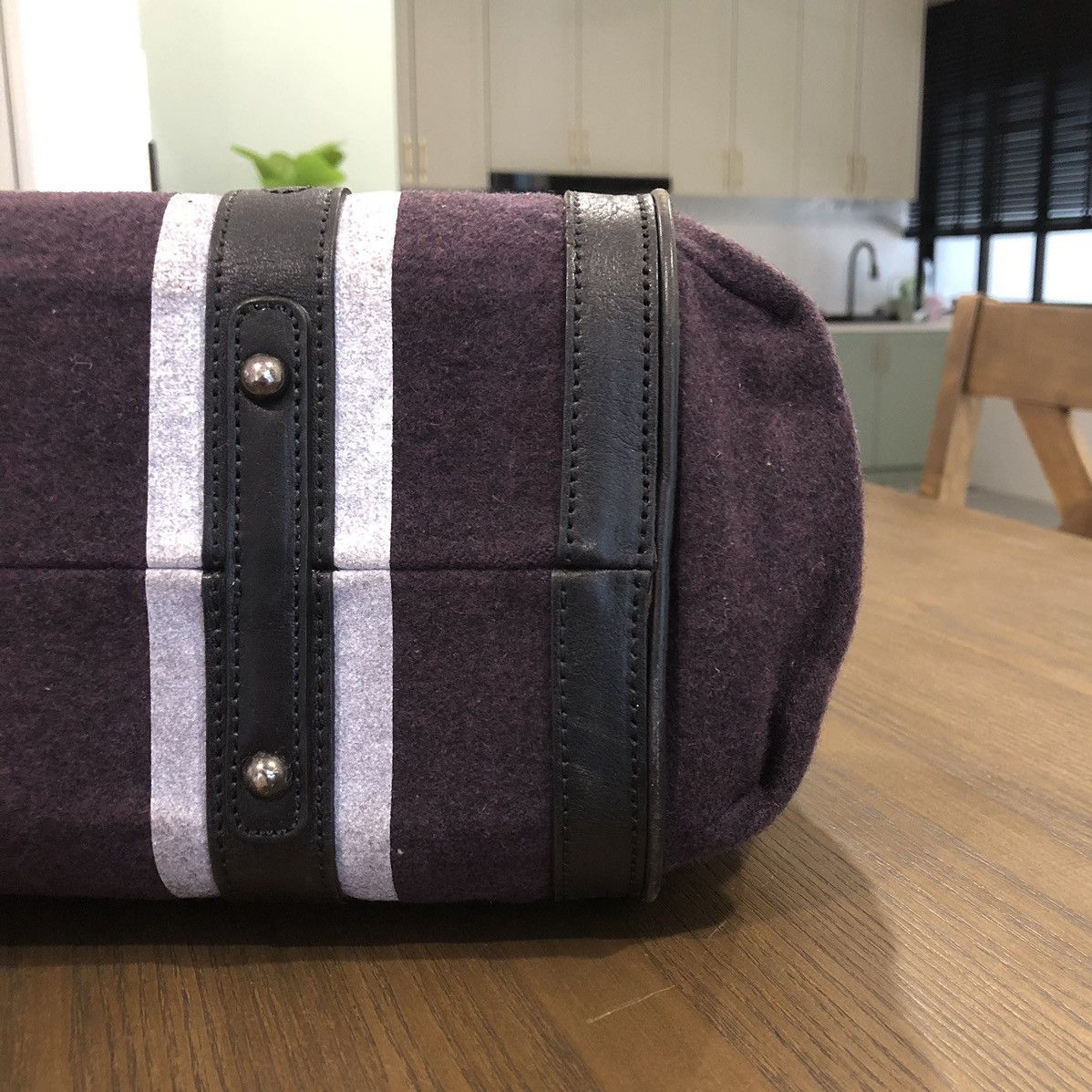Burberry Burberry Purple Shoulder Bags for Wool Exterior Women Size ONE SIZE - 10 Thumbnail