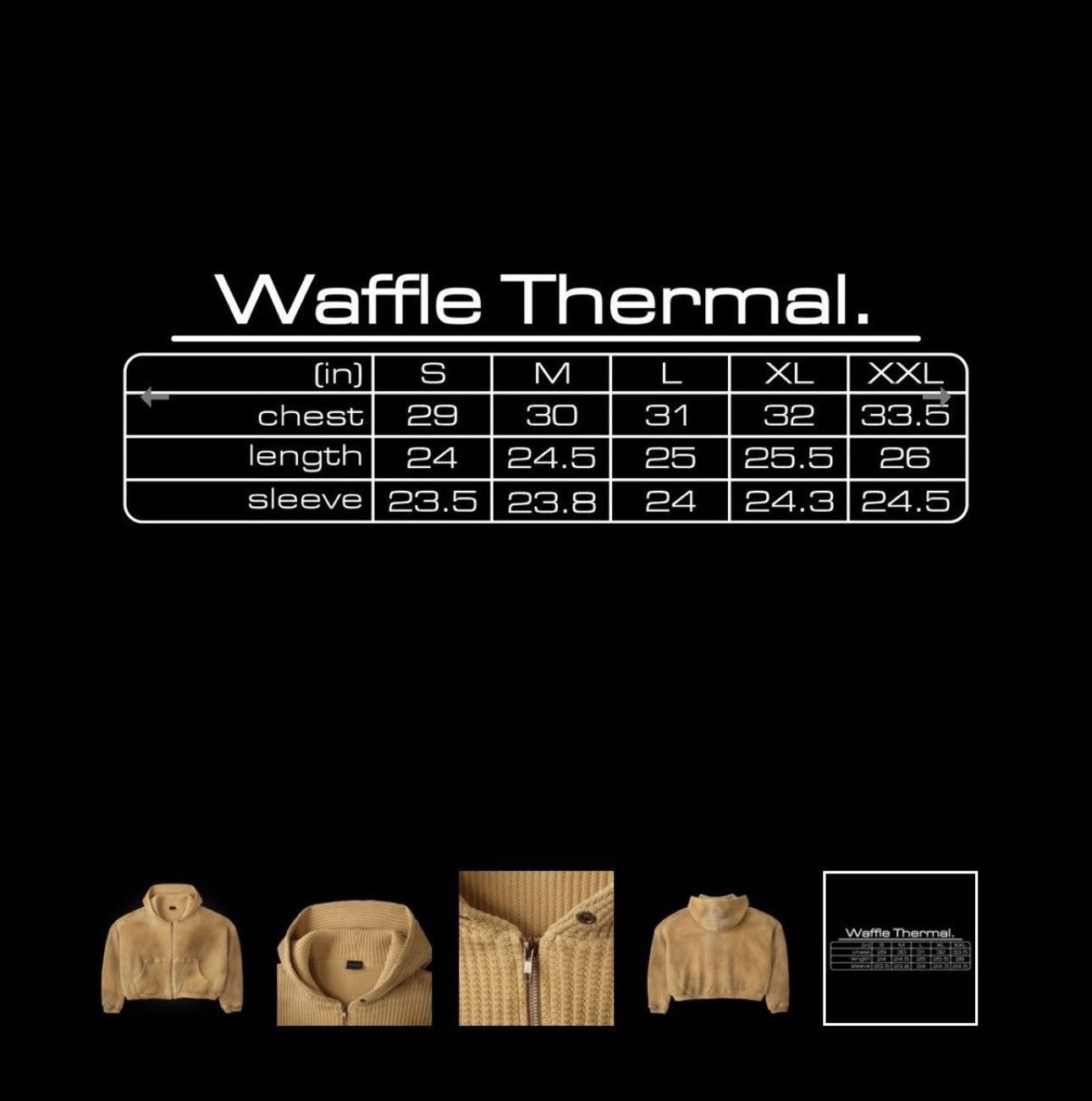 The GV Gallery THE GV GALLERY WAFFLE THERMAL Size US S / EU 44-46 / 1 - 3 Thumbnail