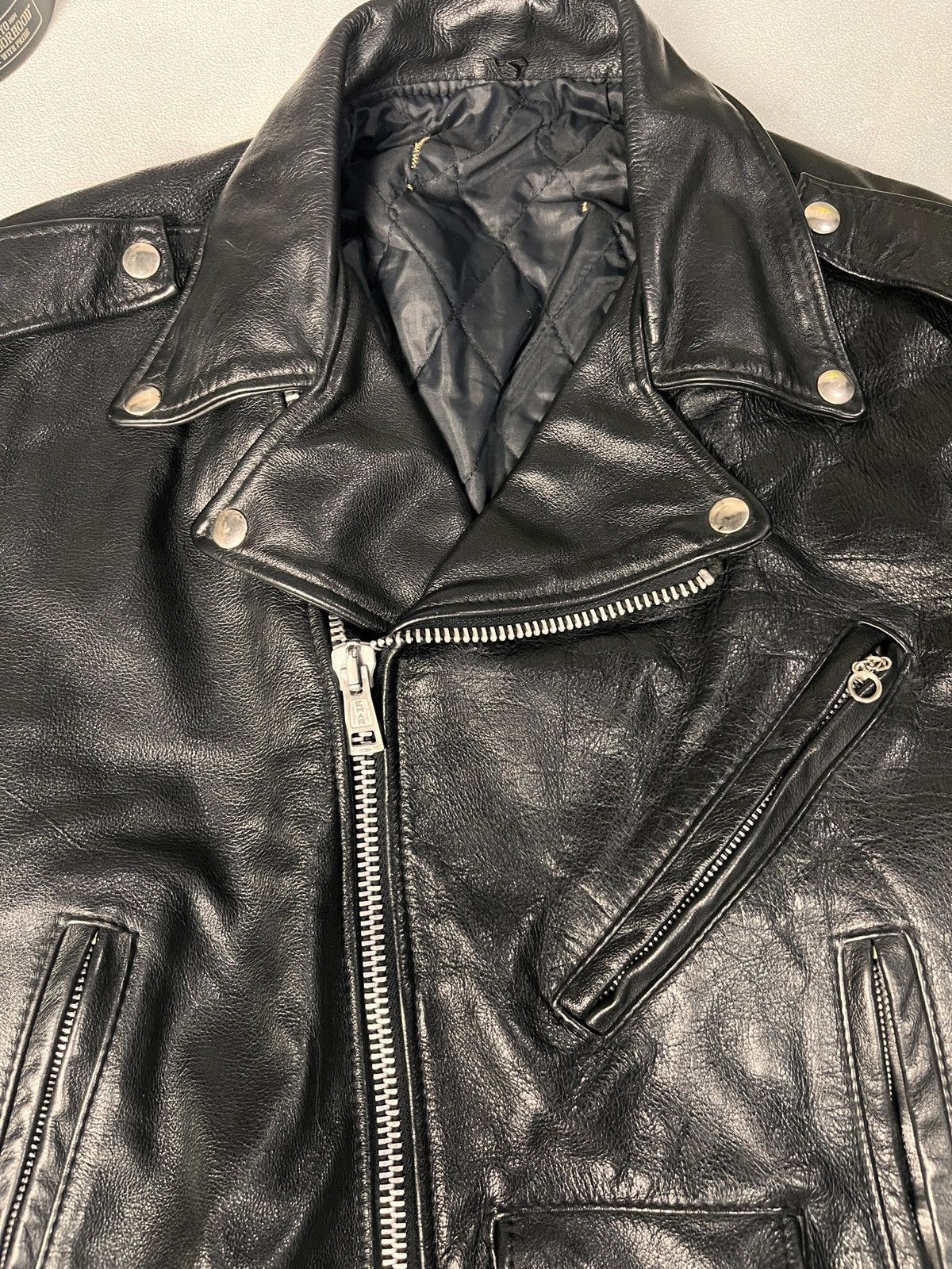 Vintage RAMONES LEATHER JACKET Size US M / EU 48-50 / 2 - 3 Thumbnail