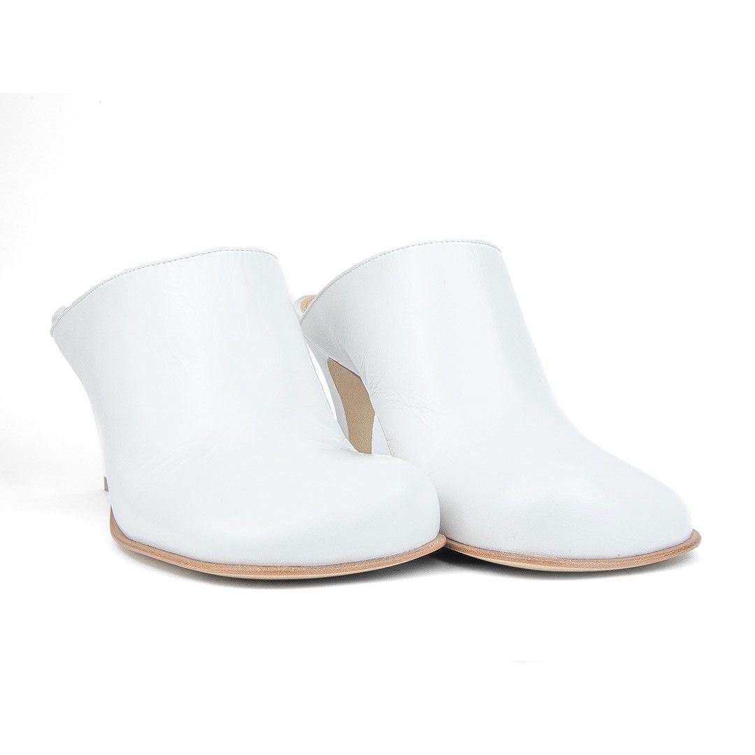 Bottega Veneta bottega veneta white bloc decollete Size US 7 / IT 37 - 1 Thumbnail