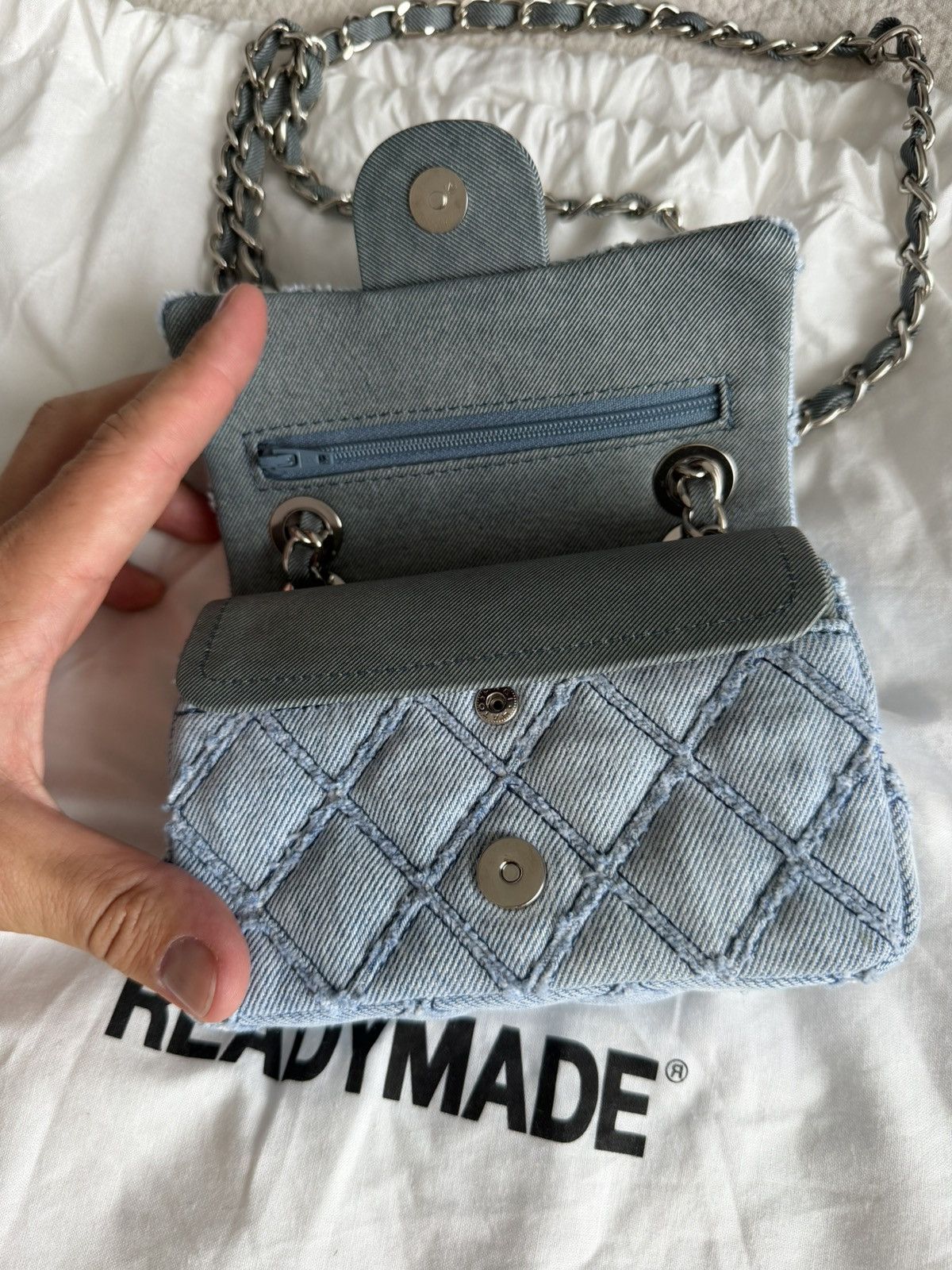 READYMADE Readymade Mini Chain denim Bag Size ONE SIZE - 3 Thumbnail