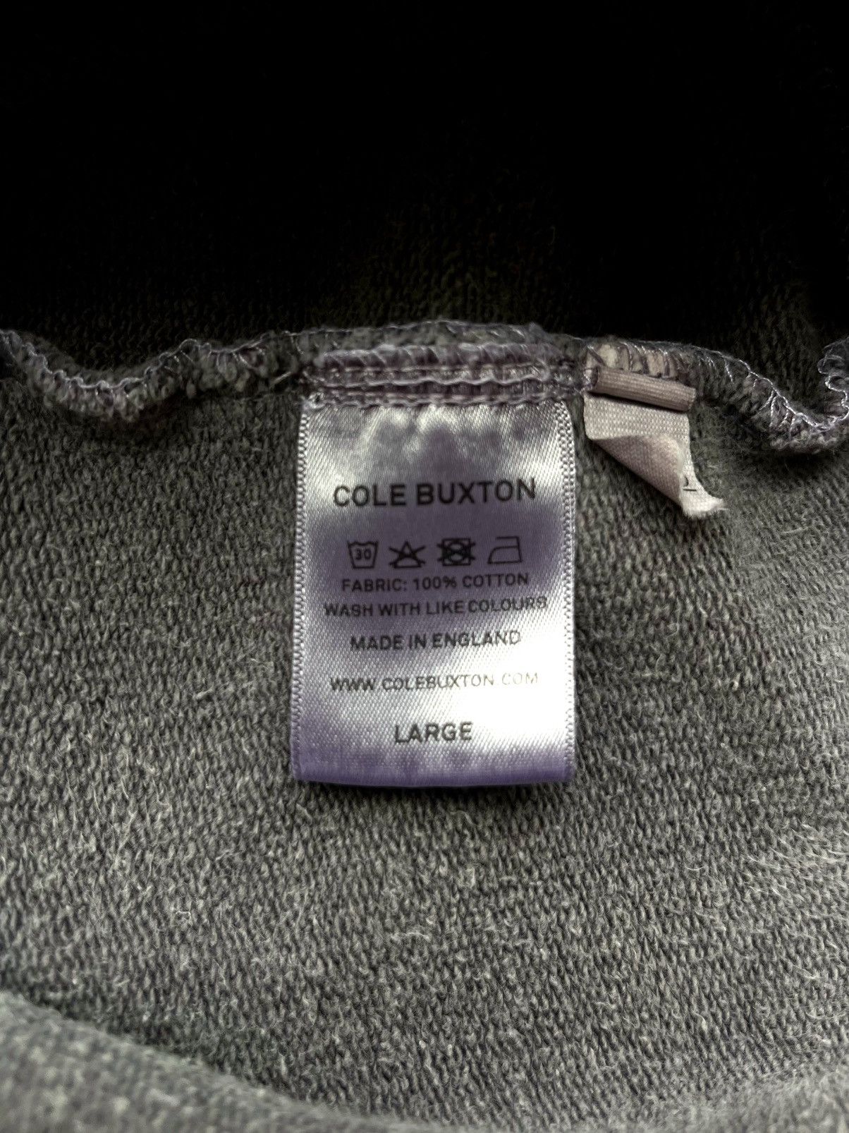 Cole Buxton Cole Buxton Heavy Oversize Plum Sweatshirt Size US XL / EU 56 / 4 - 3 Thumbnail