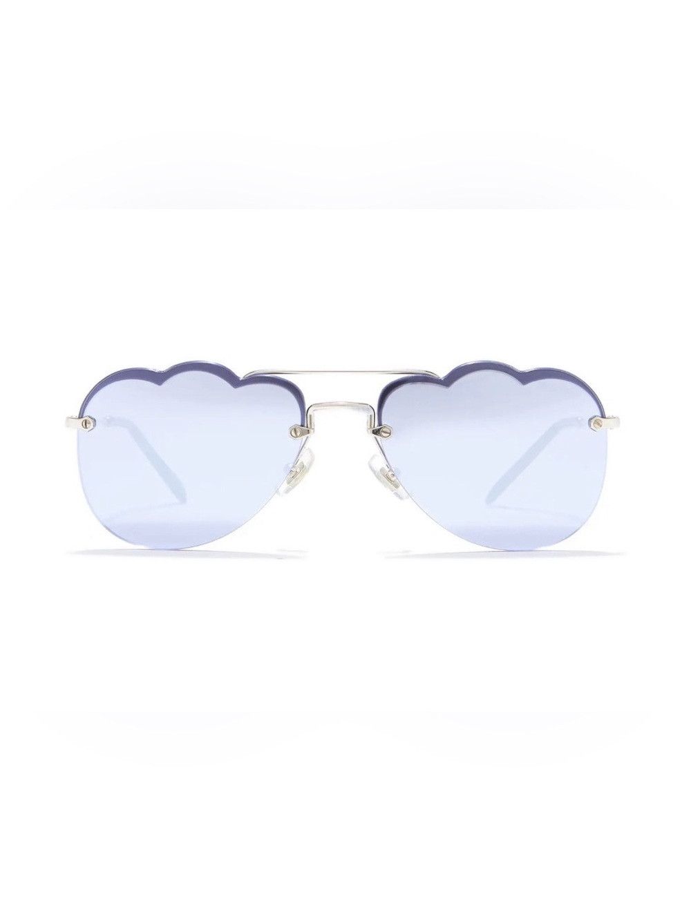 Miu Miu Miu Miu Aviator Cloud Sunglasses Periwinkle Mirror Size ONE SIZE - 1 Thumbnail