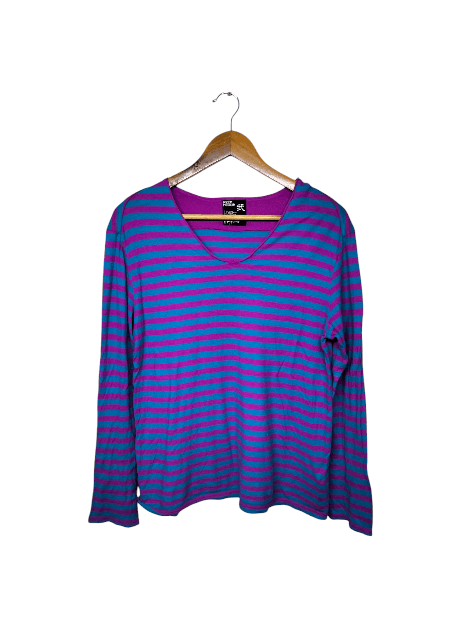 Japanese Brand PPFM stripes shirt crazy colour Size M / US 6-8 / IT 42-44 - 1 Thumbnail