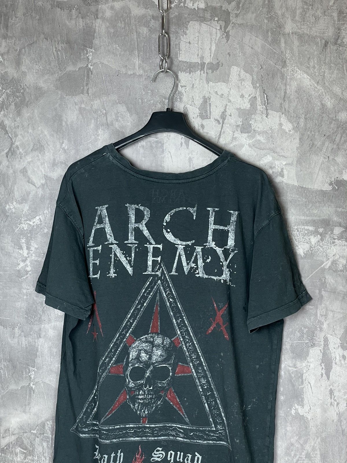 Band Tees × Vintage Vintage Arch Enemy Pure Fu*ing Metal T Shirt Tour Band Tee Size US M / EU 48-50 / 2 - 2 Thumbnail