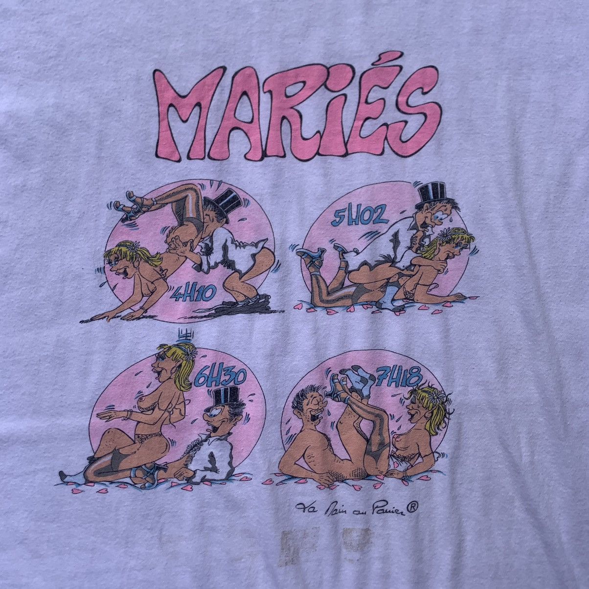 Vintage Vintage 90s Adult Humor Cartoon Graphic Porn Tee Size US XL / EU 56 / 4 - 6 Thumbnail