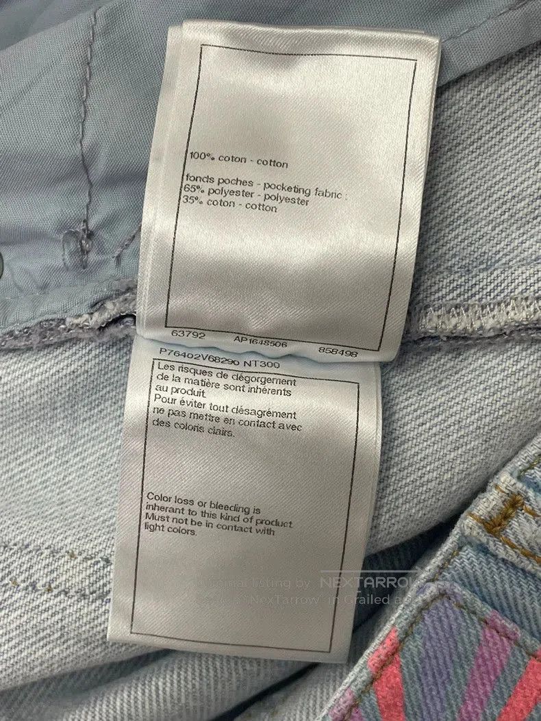 Chanel Chanel 24C Blue Gradient Denim Wide. Size US 34 / EU 50 - 7 Thumbnail