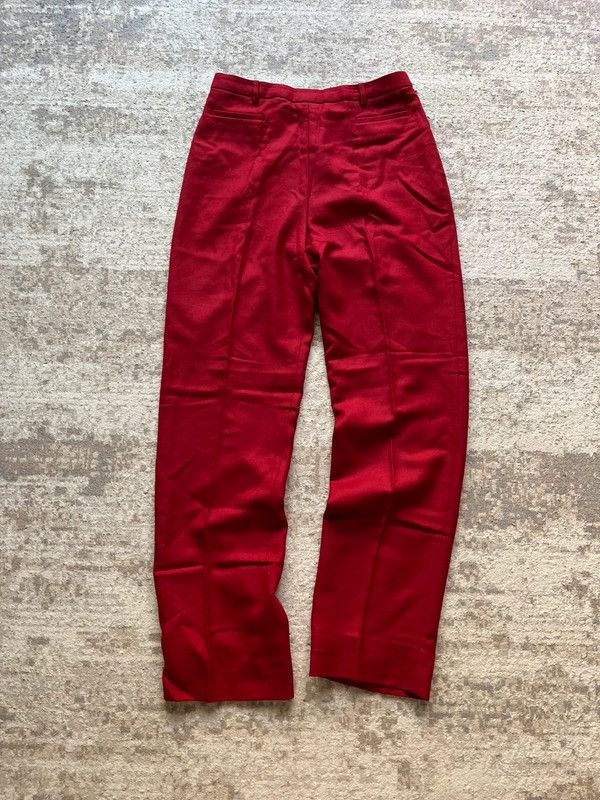 Burberry Burberry London Sz 42 / XL Red New Wool Pants 2000s Spain Size 36" / US 14 / IT 50 - 12 Thumbnail
