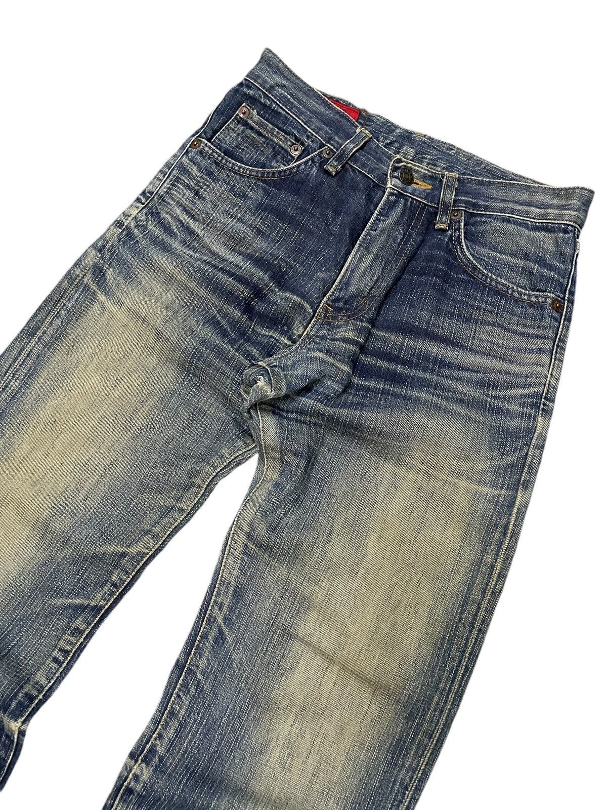 Edwin × Hysteric Glamour Edwin 503z Mud Wash Distressed Jeans Size US 27 - 3 Thumbnail