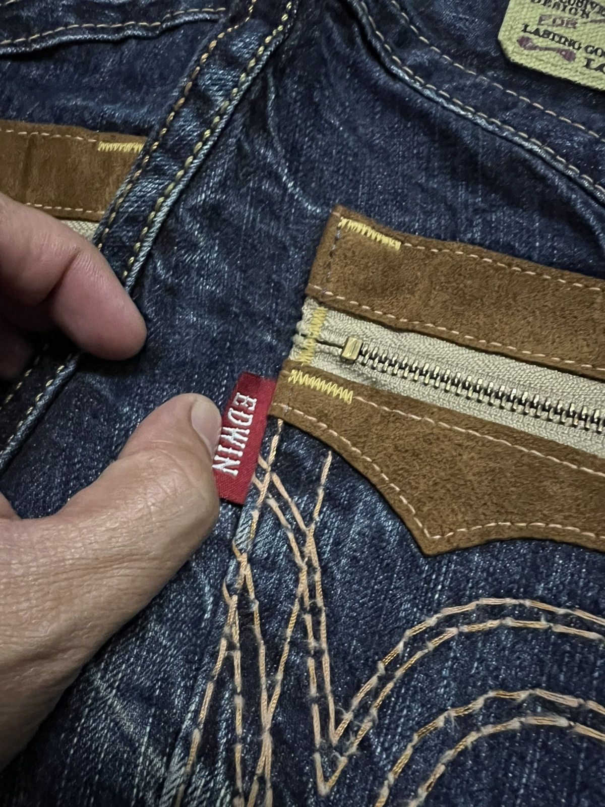 Edwin 💥Rare💥Edwin Exclusive Vintage Buffalo Head Jeans Size US 30 / EU 46 - 16 Thumbnail