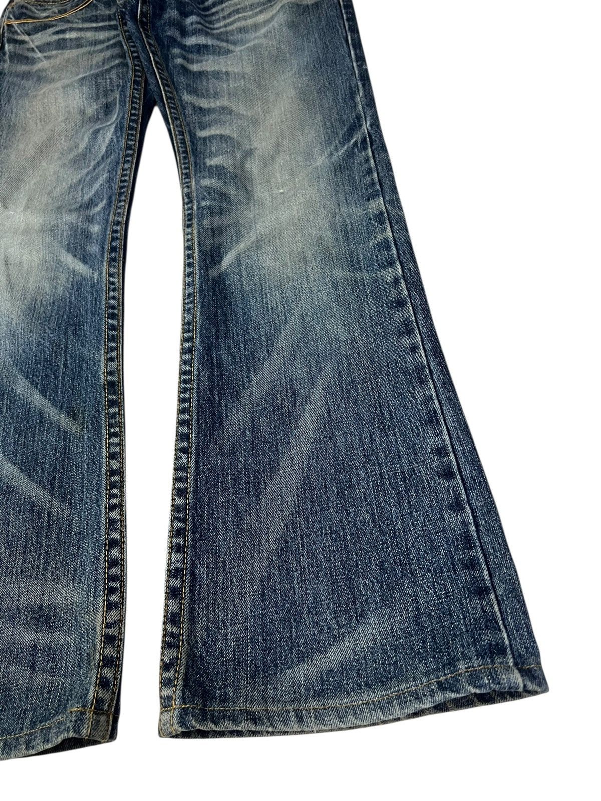 Japanese Brand Red Pepper Flare Denim Jean Size US 30 / EU 46 - 5 Thumbnail