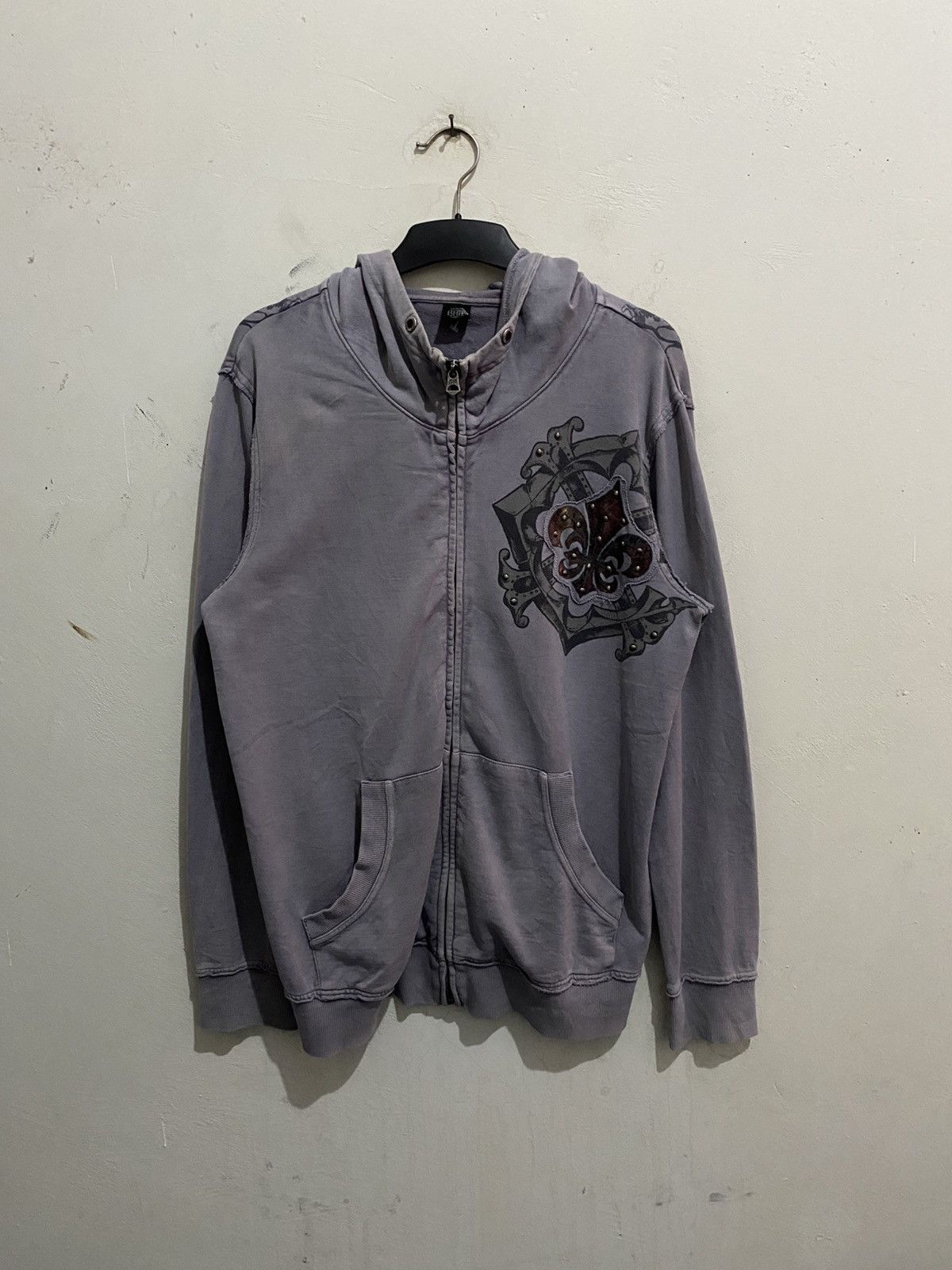 Japanese Brand Denim Bar Y2K Zip Up Hodie Size US M / EU 48-50 / 2 - 3 Thumbnail