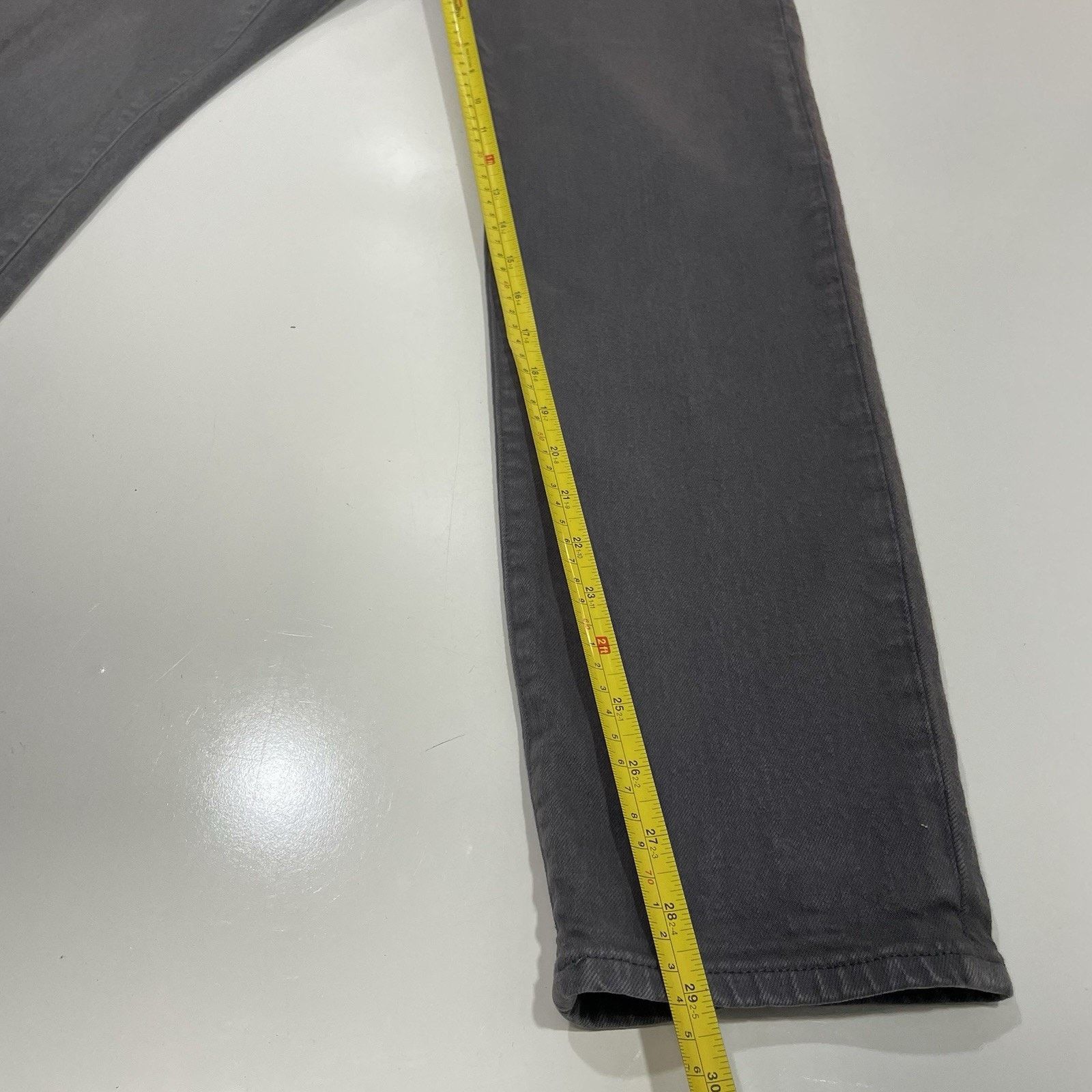 Madewell Madewell Jeans Men’s 31x30 Slim Fit Straight Leg Gray Denim Size US 31 - 3 Thumbnail