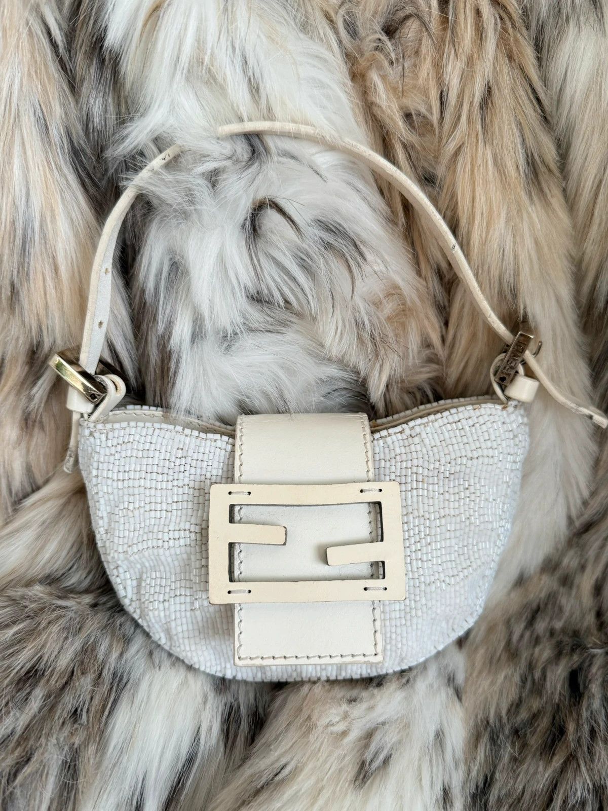 Fendi Fendi sequin Mini Crossiant bag Size ONE SIZE - 4 Thumbnail